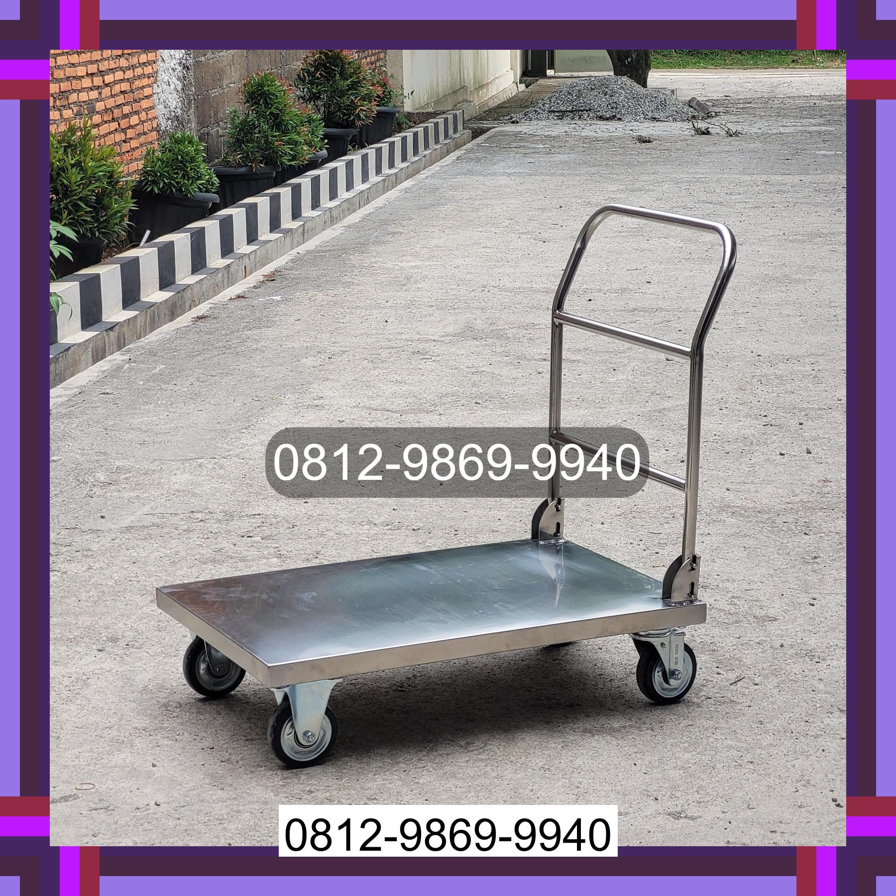 0812-9869-9940 Terlaris, Jual Handtruck Hand Truck 500 kgg & 300 kg | Troli Barang | Troli lipat | Troli angkut Minahasa Selatan