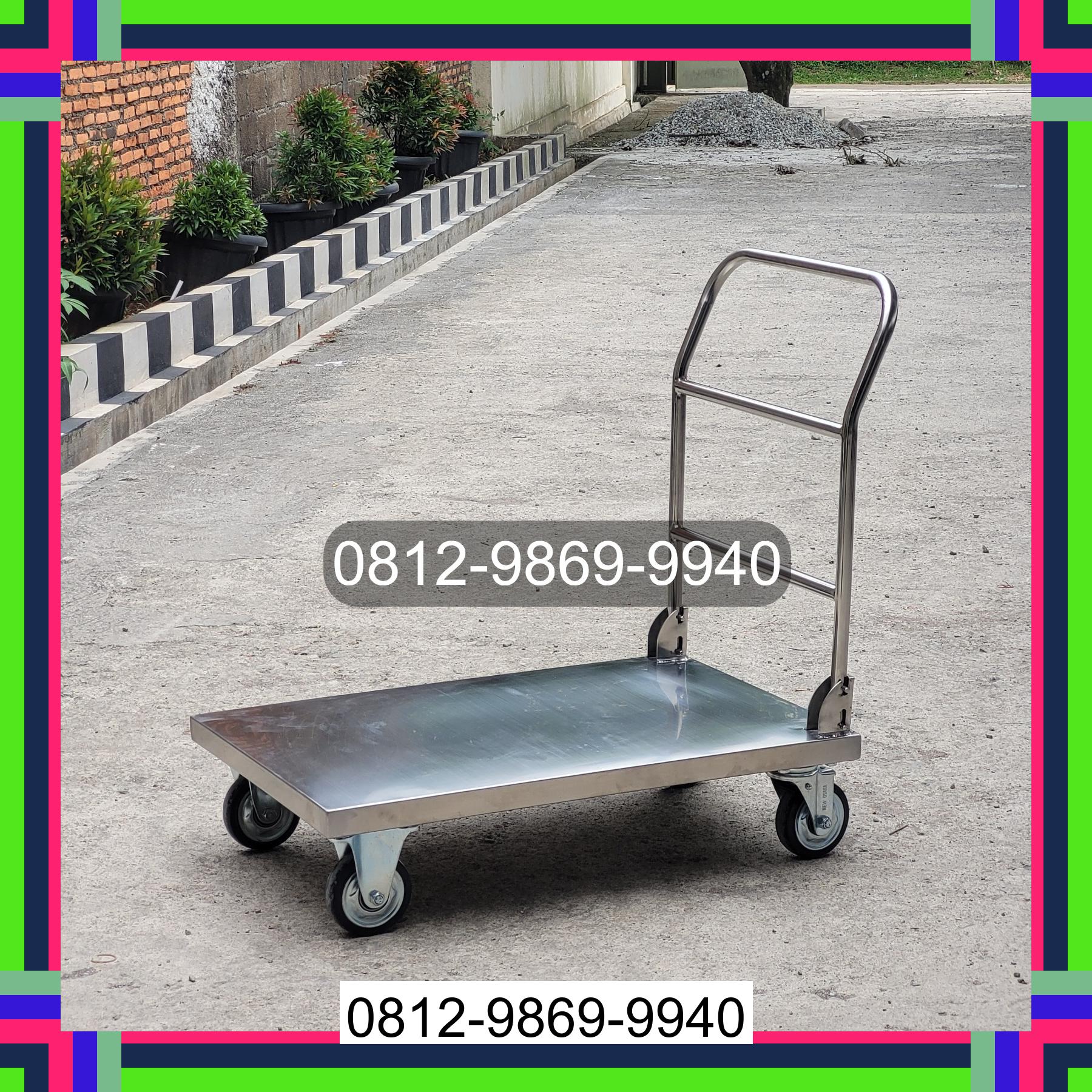 0812-9869-9940 Terlaris, Jual Handtruck Hand Truck 500 kgg & 300 kg | Troli Barang | Troli lipat | Troli angkut Muaradua Kisam