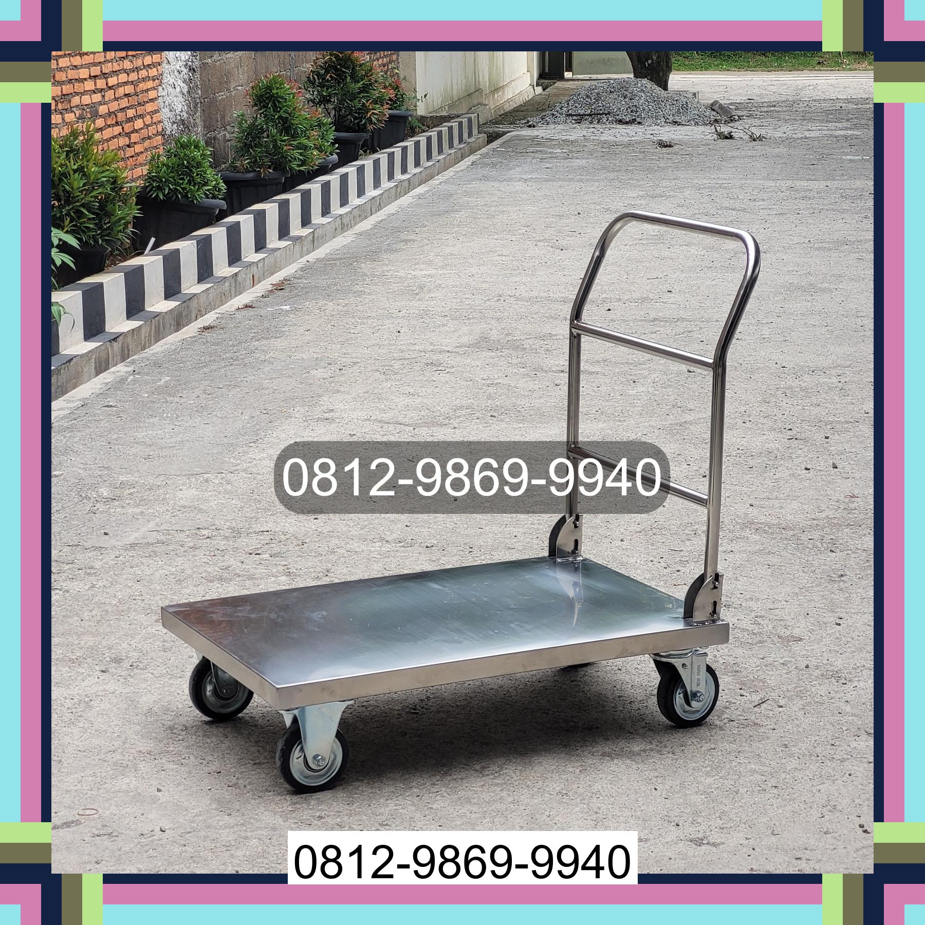 0812-9869-9940 Terlaris, Jual Handtruck Hand Truck 500 kgg & 300 kg | Troli Barang | Troli lipat | Troli angkut Nisam Antara