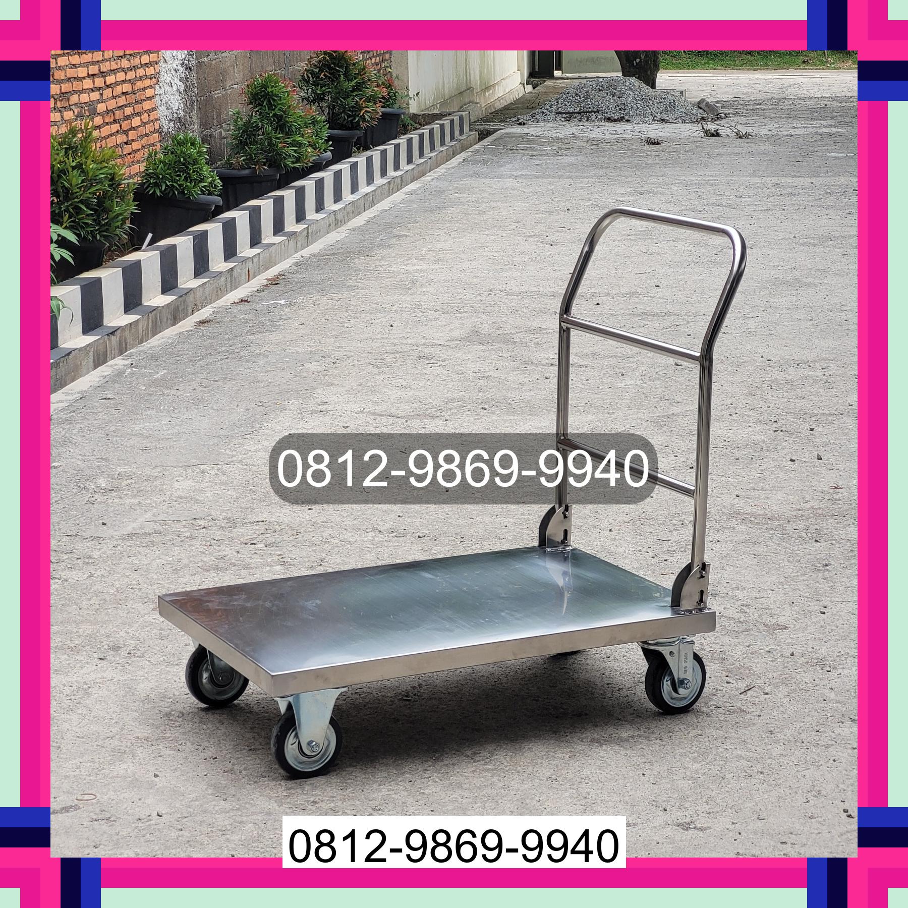 0812-9869-9940 Terlaris, Jual Handtruck Hand Truck 500 kgg & 300 kg | Troli Barang | Troli lipat | Troli angkut Nurussalam