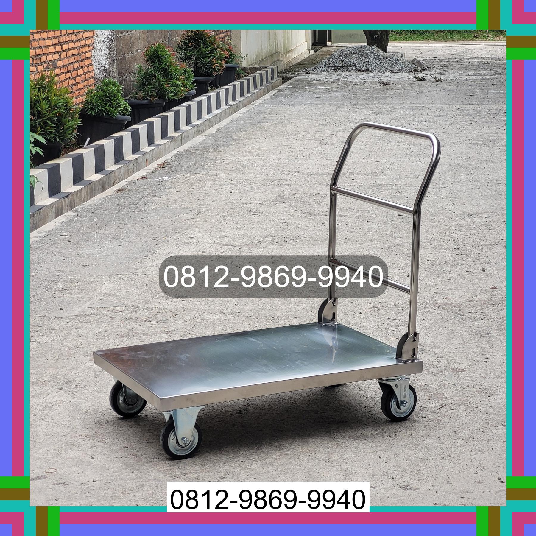 0812-9869-9940 Terlaris, Jual Handtruck Hand Truck 500 kgg & 300 kg | Troli Barang | Troli lipat | Troli angkut Pagar Alam Utara