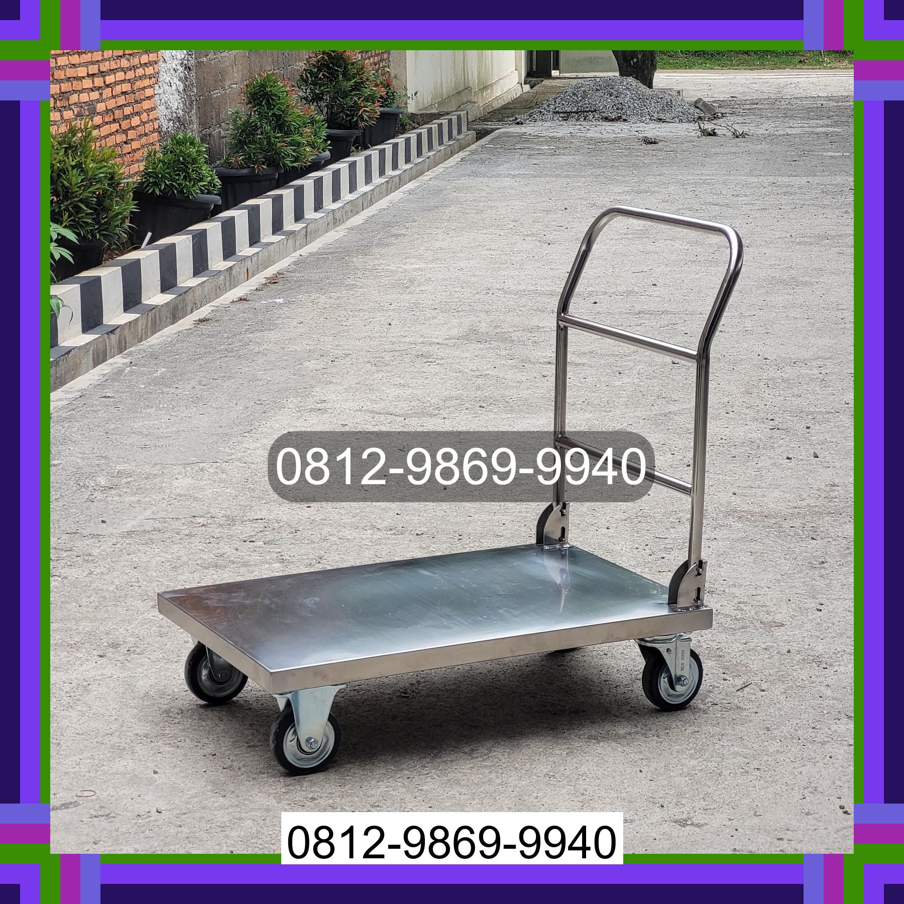 0812-9869-9940 Terlaris, Jual Handtruck Hand Truck 500 kgg & 300 kg | Troli Barang | Troli lipat | Troli angkut Pakkat