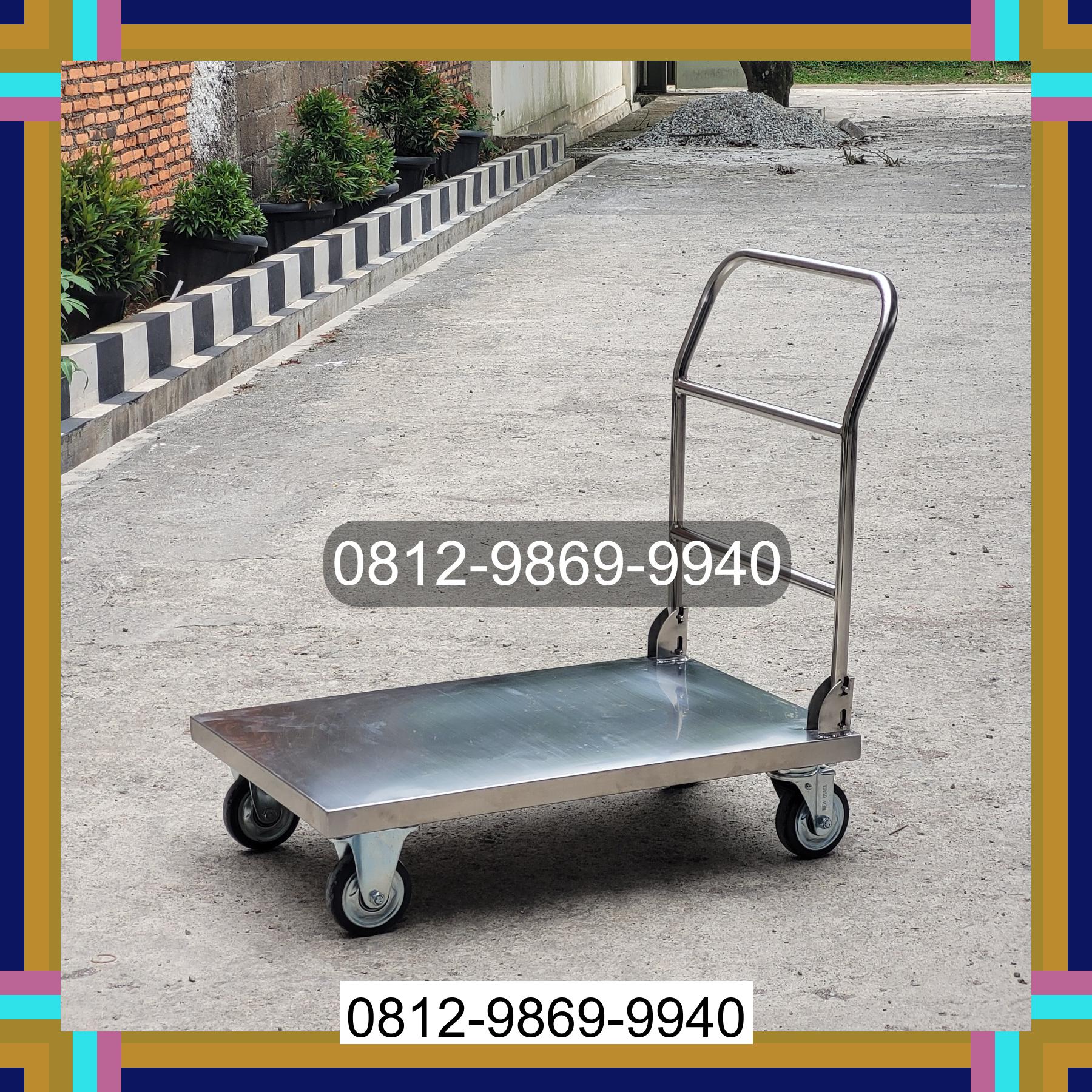 0812-9869-9940 Terlaris, Jual Handtruck Hand Truck 500 kgg & 300 kg | Troli Barang | Troli lipat | Troli angkut Palmerah
