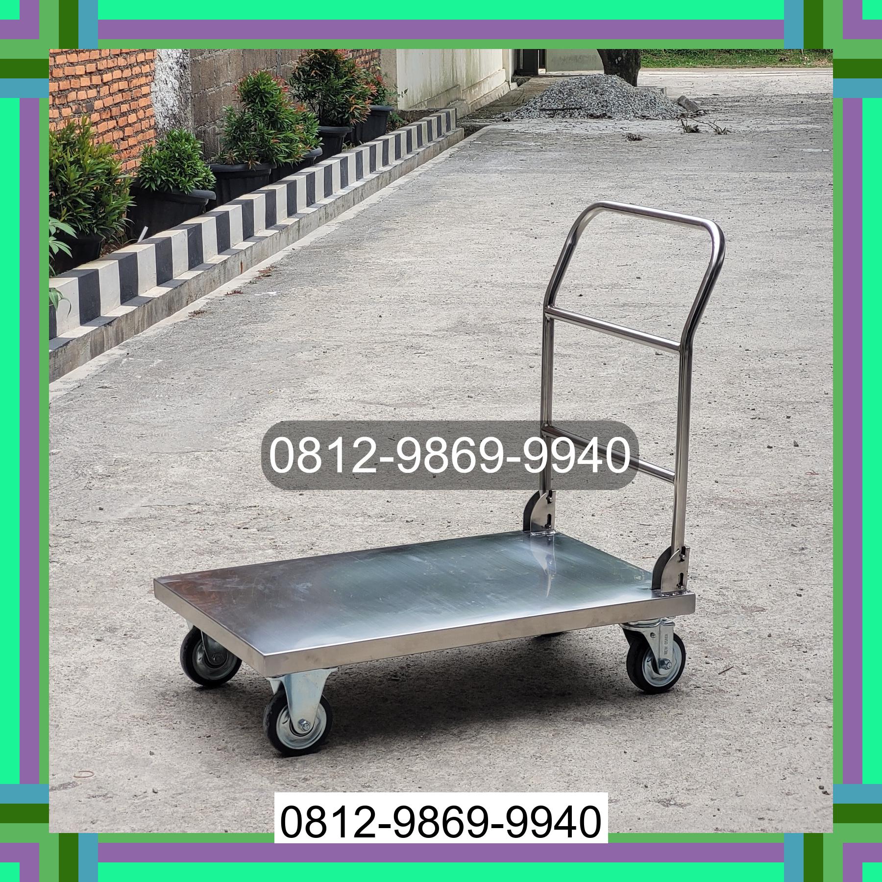 0812-9869-9940 Terlaris, Jual Handtruck Hand Truck 500 kgg & 300 kg | Troli Barang | Troli lipat | Troli angkut Pamekasan