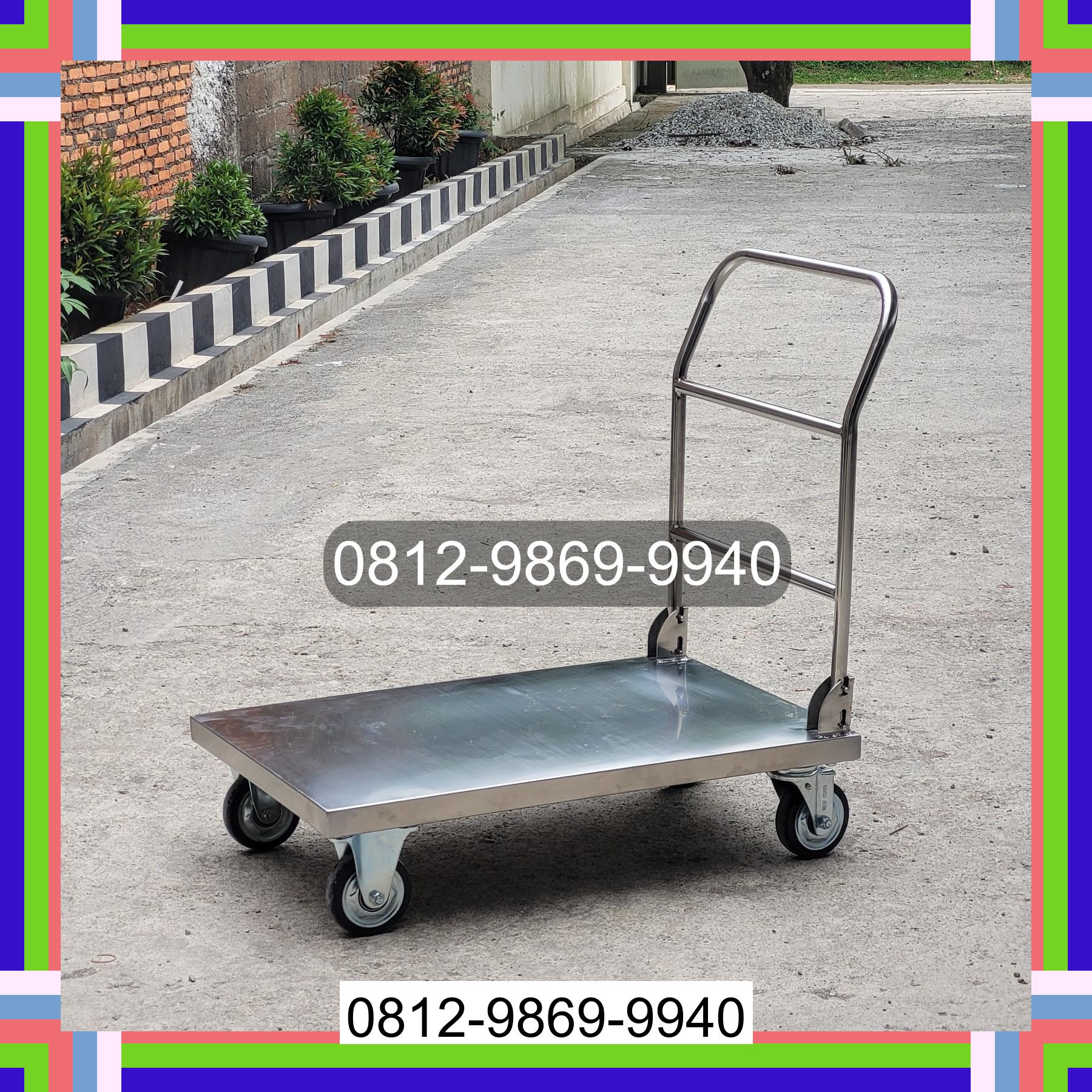0812-9869-9940 Terlaris, Jual Handtruck Hand Truck 500 kgg & 300 kg | Troli Barang | Troli lipat | Troli angkut Pandeglang