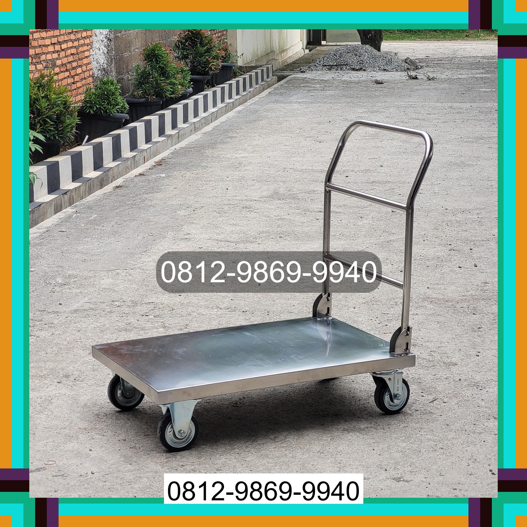 0812-9869-9940 Terlaris, Jual Handtruck Hand Truck 500 kgg & 300 kg | Troli Barang | Troli lipat | Troli angkut Pangkalan Lapam