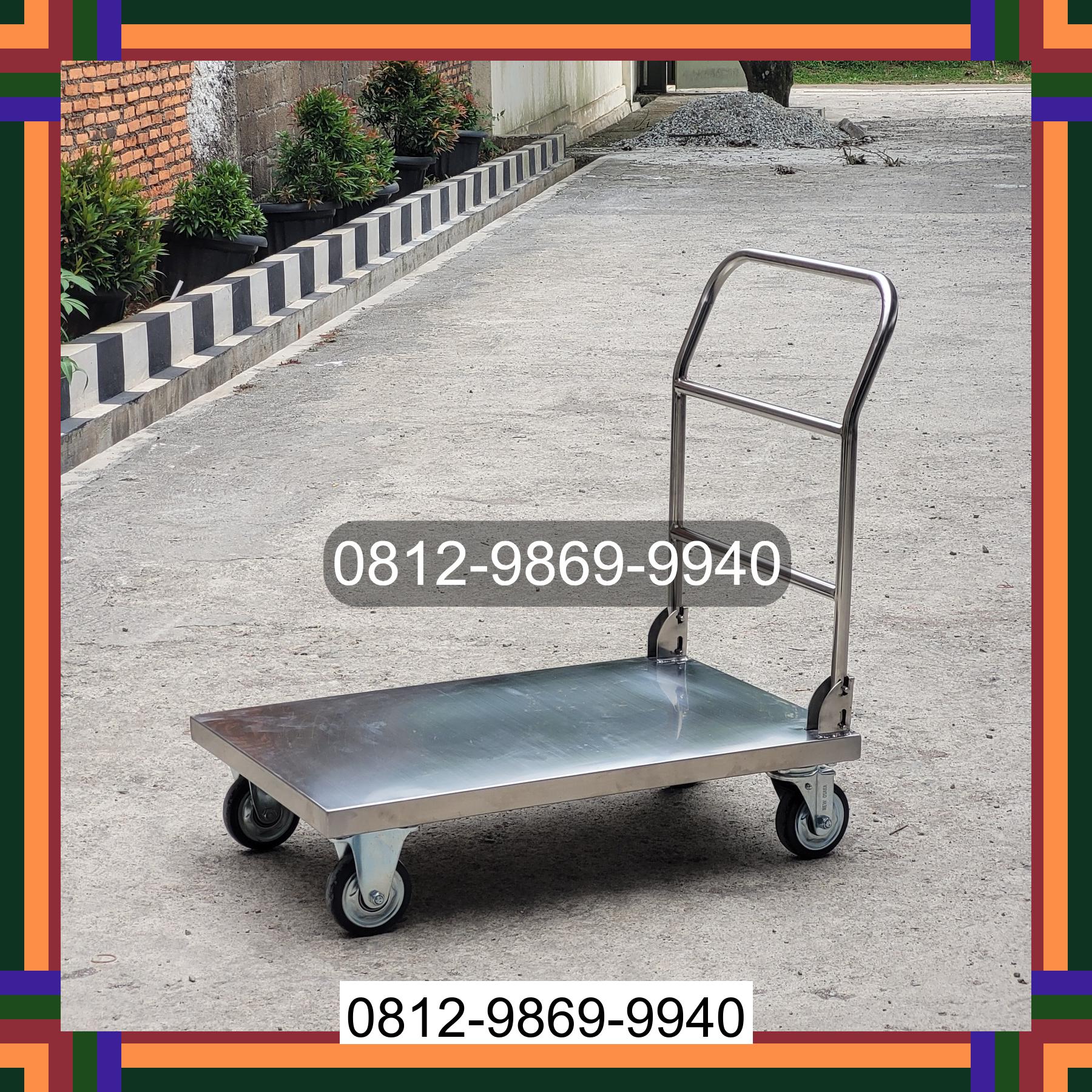 0812-9869-9940 Terlaris, Jual Handtruck Hand Truck 500 kgg & 300 kg | Troli Barang | Troli lipat | Troli angkut Panyabungan