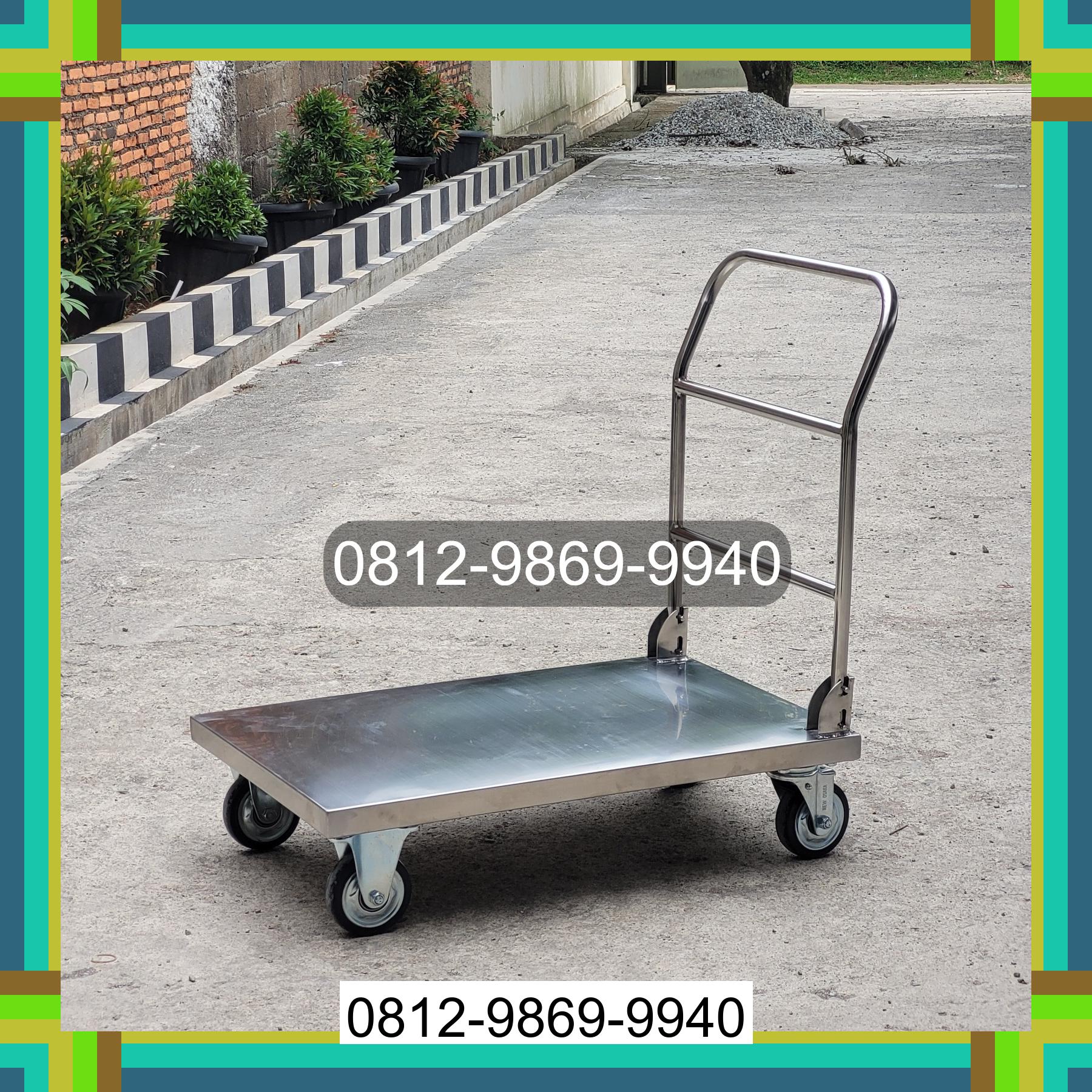 0812-9869-9940 Terlaris, Jual Handtruck Hand Truck 500 kgg & 300 kg | Troli Barang | Troli lipat | Troli angkut Pasrujambe