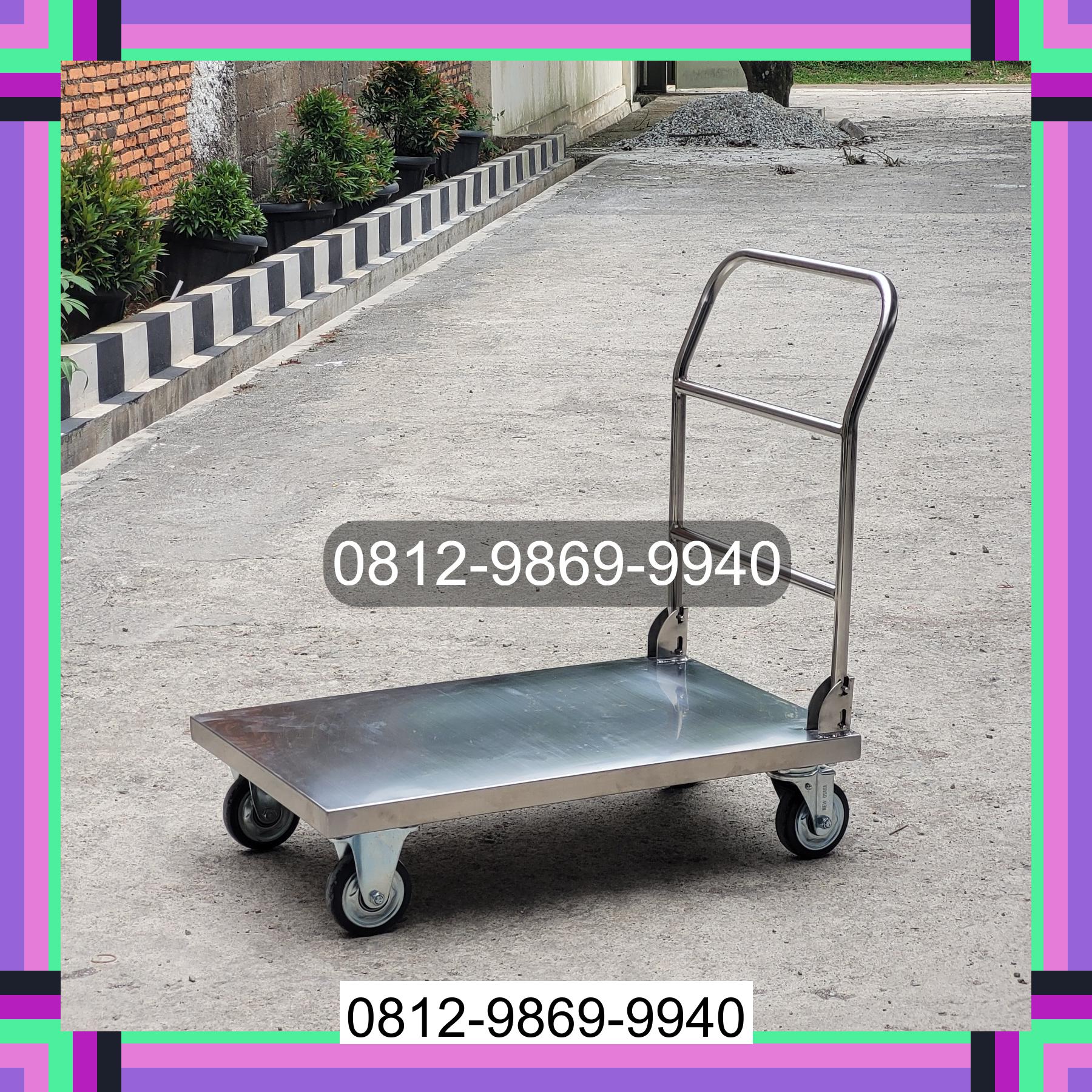 0812-9869-9940 Terlaris, Jual Handtruck Hand Truck 500 kgg & 300 kg | Troli Barang | Troli lipat | Troli angkut Patani