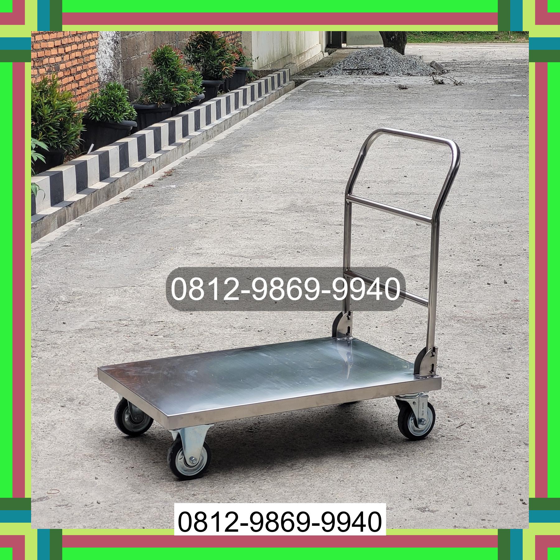 0812-9869-9940 Terlaris, Jual Handtruck Hand Truck 500 kgg & 300 kg | Troli Barang | Troli lipat | Troli angkut Pekalongan