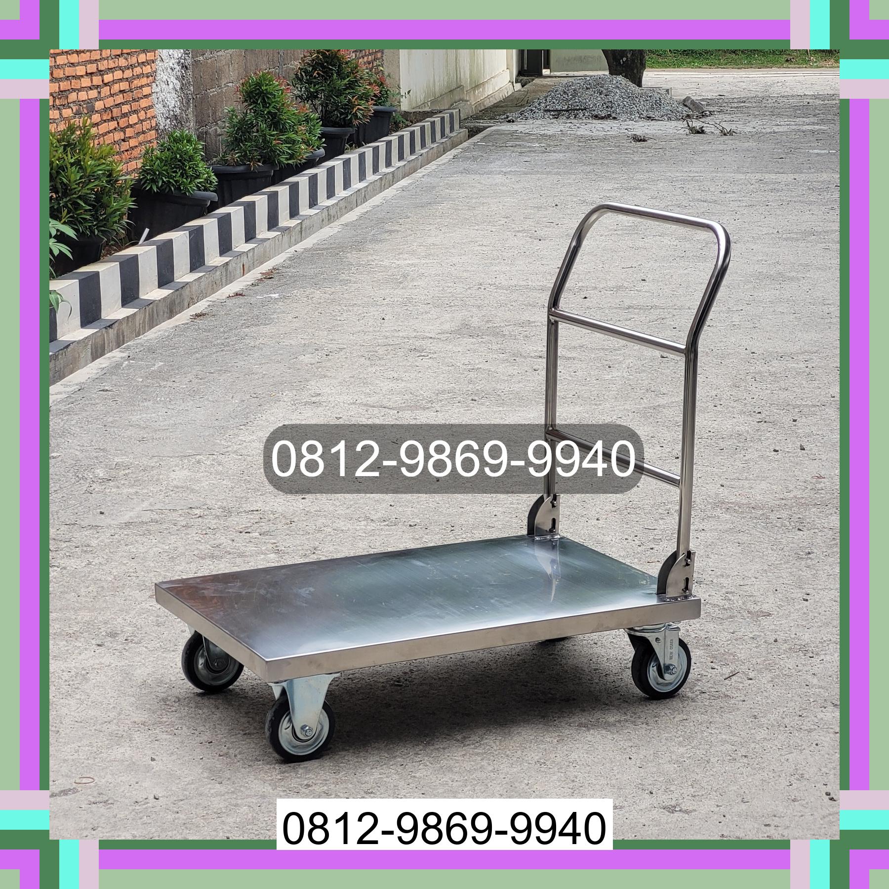 0812-9869-9940 Terlaris, Jual Handtruck Hand Truck 500 kgg & 300 kg | Troli Barang | Troli lipat | Troli angkut Peninjauan