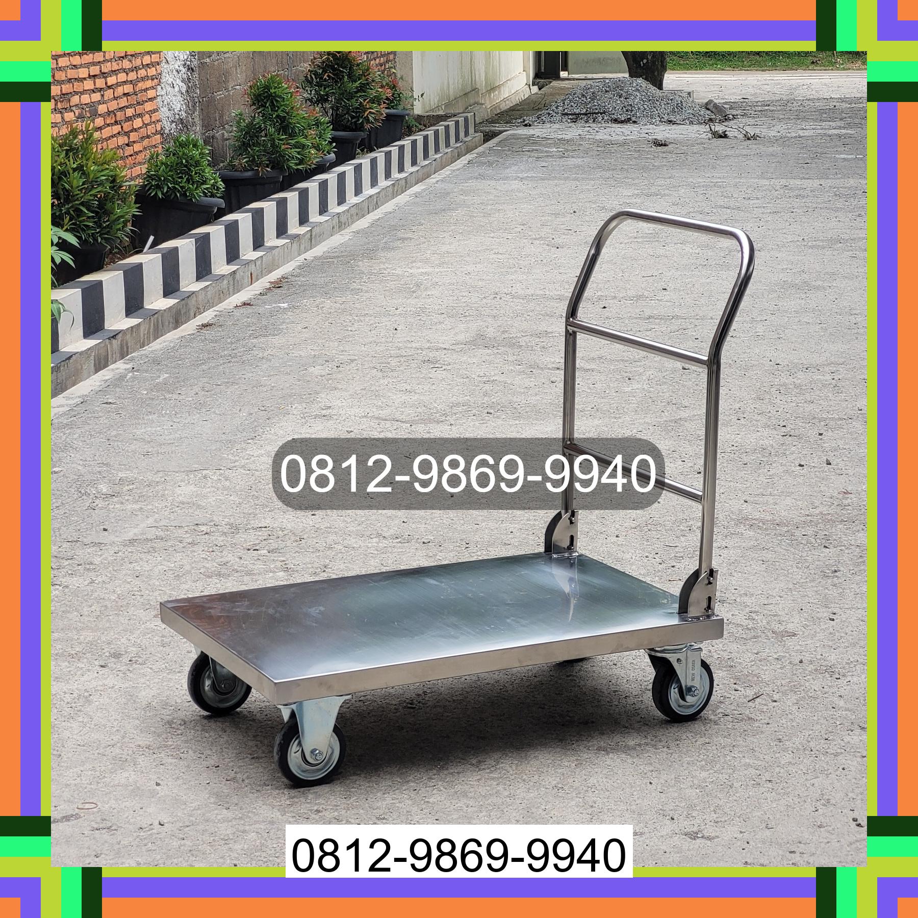 0812-9869-9940 Terlaris, Jual Handtruck Hand Truck 500 kgg & 300 kg | Troli Barang | Troli lipat | Troli angkut Pergetteng-Getteng Sengkut