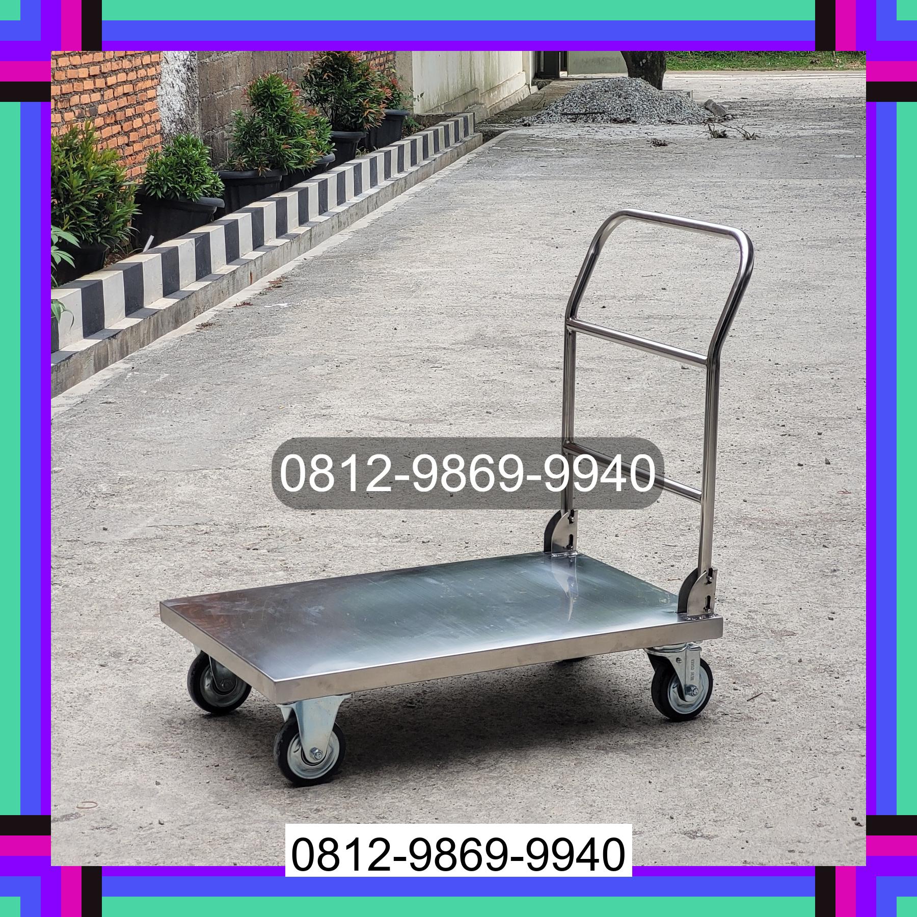 0812-9869-9940 Terlaris, Jual Handtruck Hand Truck 500 kgg & 300 kg | Troli Barang | Troli lipat | Troli angkut Purbatua