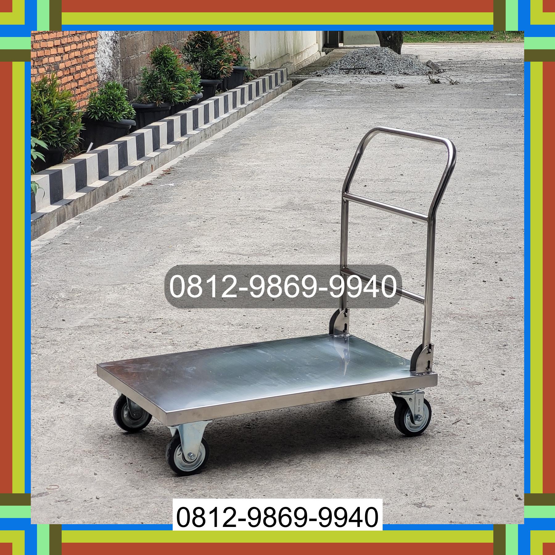 0812-9869-9940 Terlaris, Jual Handtruck Hand Truck 500 kgg & 300 kg | Troli Barang | Troli lipat | Troli angkut Purwakarta