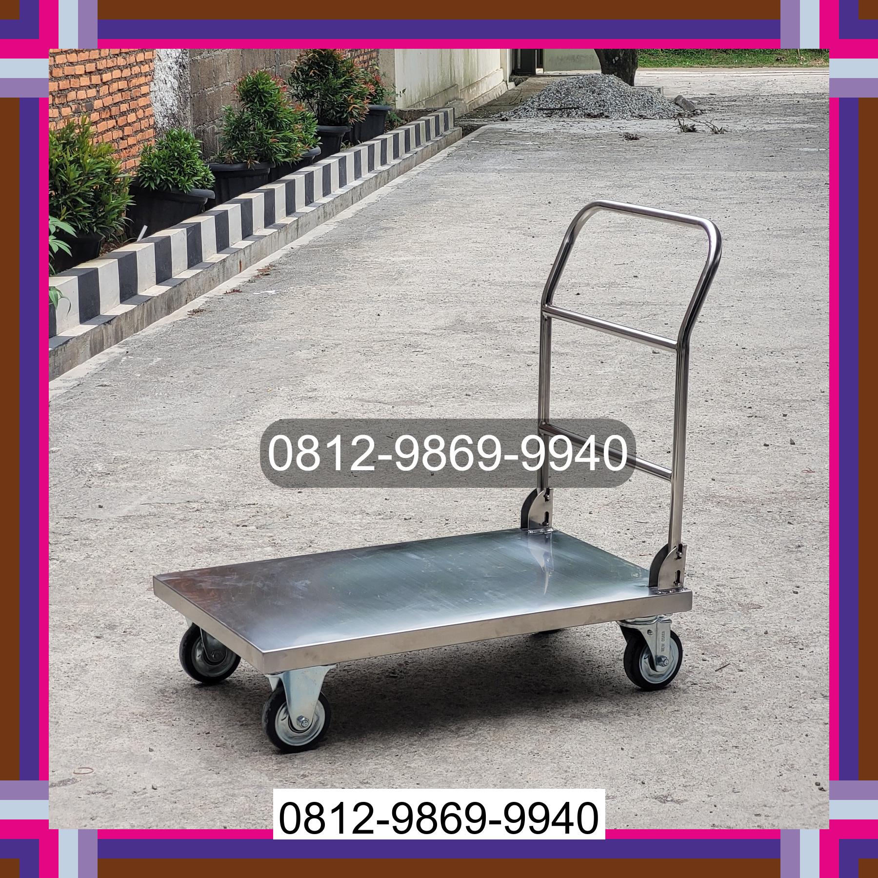 0812-9869-9940 Terlaris, Jual Handtruck Hand Truck 500 kgg & 300 kg | Troli Barang | Troli lipat | Troli angkut Rusip Antara