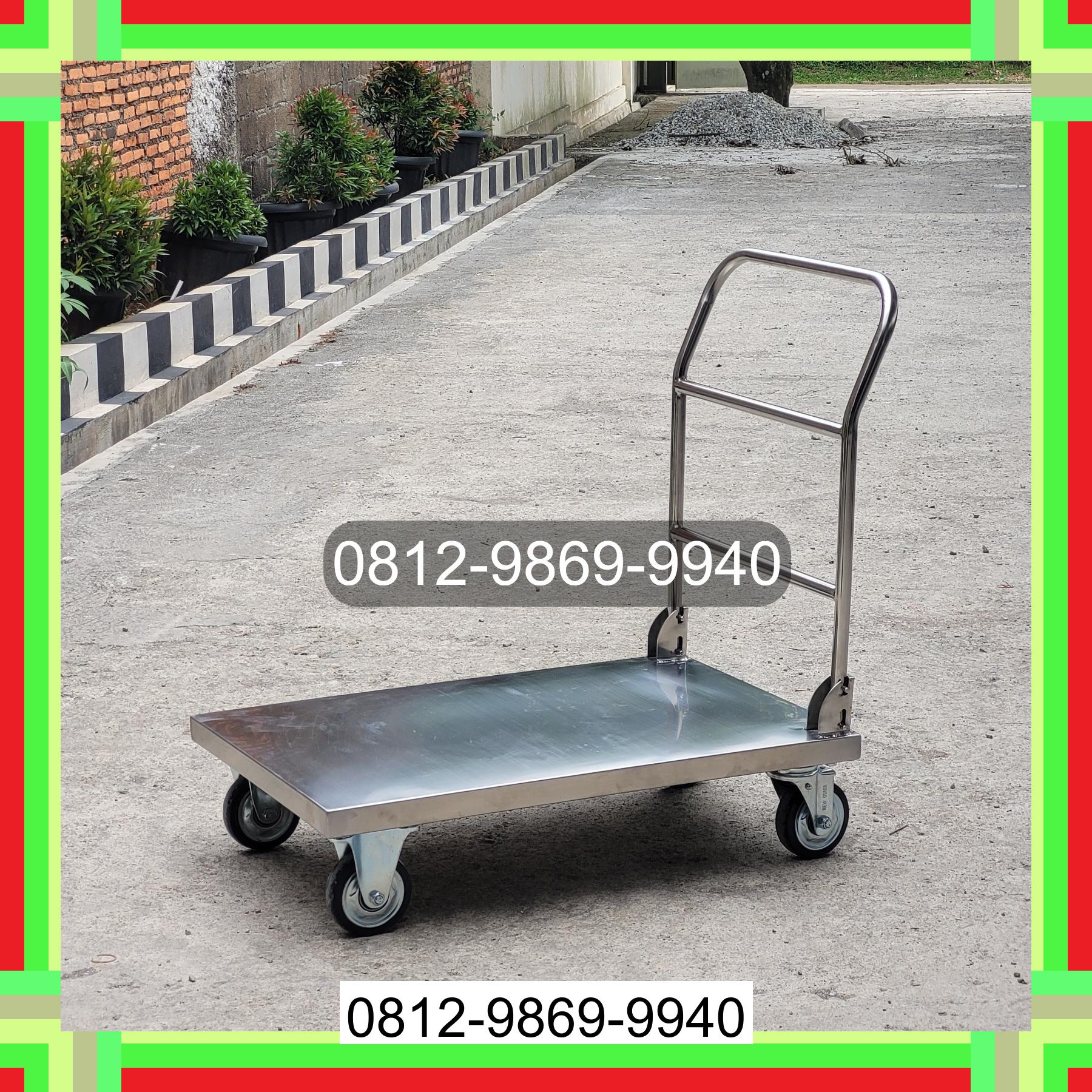 0812-9869-9940 Terlaris, Jual Handtruck Hand Truck 500 kgg & 300 kg | Troli Barang | Troli lipat | Troli angkut Salatiga
