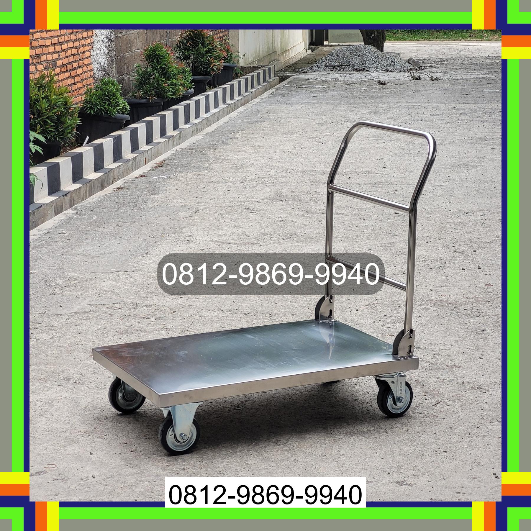 0812-9869-9940 Terlaris, Jual Handtruck Hand Truck 500 kgg & 300 kg | Troli Barang | Troli lipat | Troli angkut Salawati Tengah