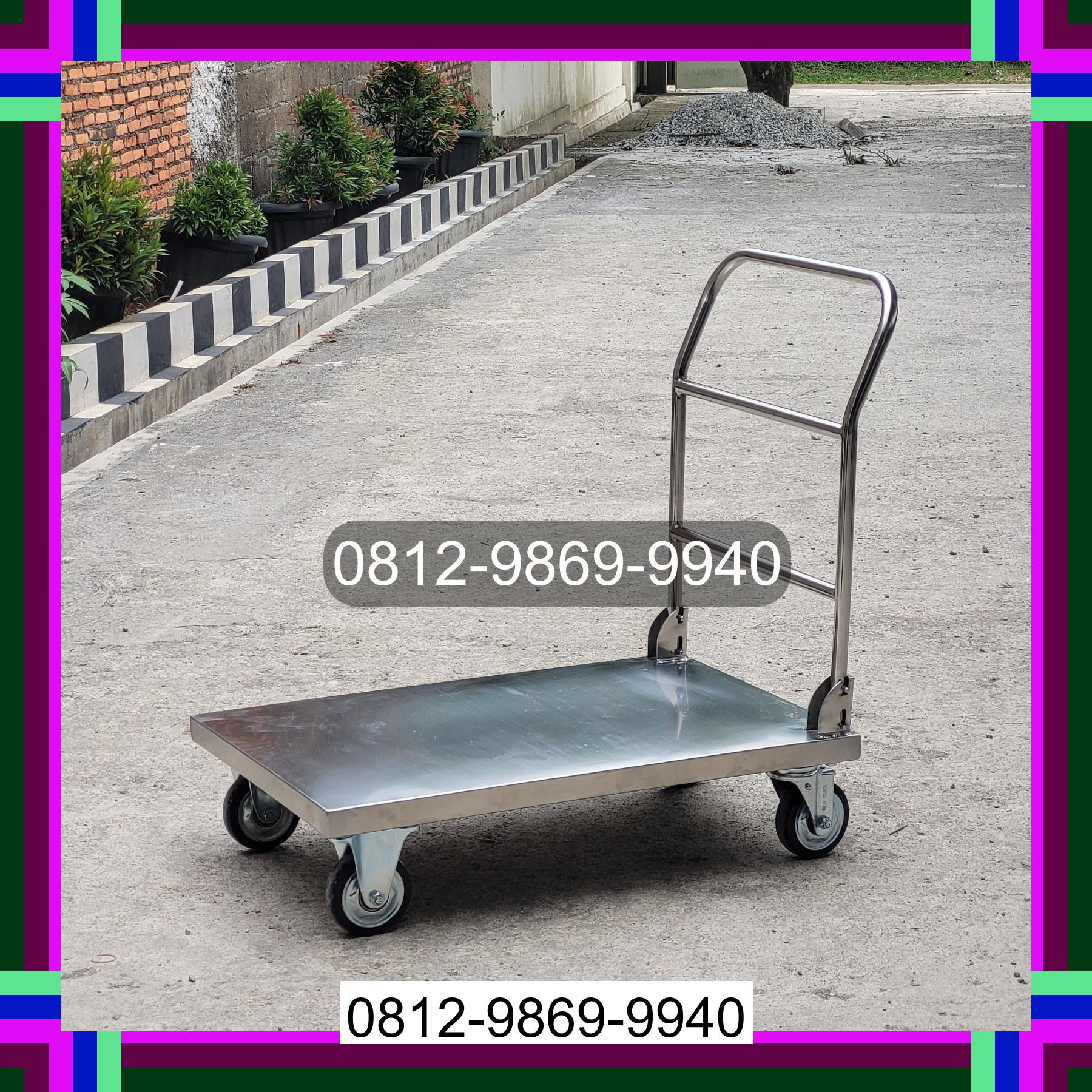 0812-9869-9940 Terlaris, Jual Handtruck Hand Truck 500 kgg & 300 kg | Troli Barang | Troli lipat | Troli angkut Samalanga
