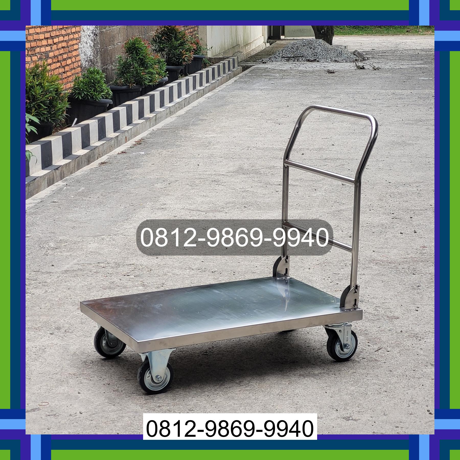 0812-9869-9940 Terlaris, Jual Handtruck Hand Truck 500 kgg & 300 kg | Troli Barang | Troli lipat | Troli angkut Sawang