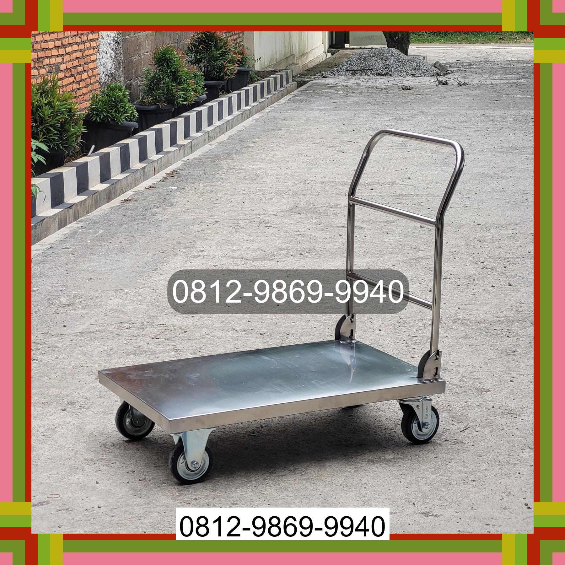 0812-9869-9940 Terlaris, Jual Handtruck Hand Truck 500 kgg & 300 kg | Troli Barang | Troli lipat | Troli angkut Seberang Ulu Ii