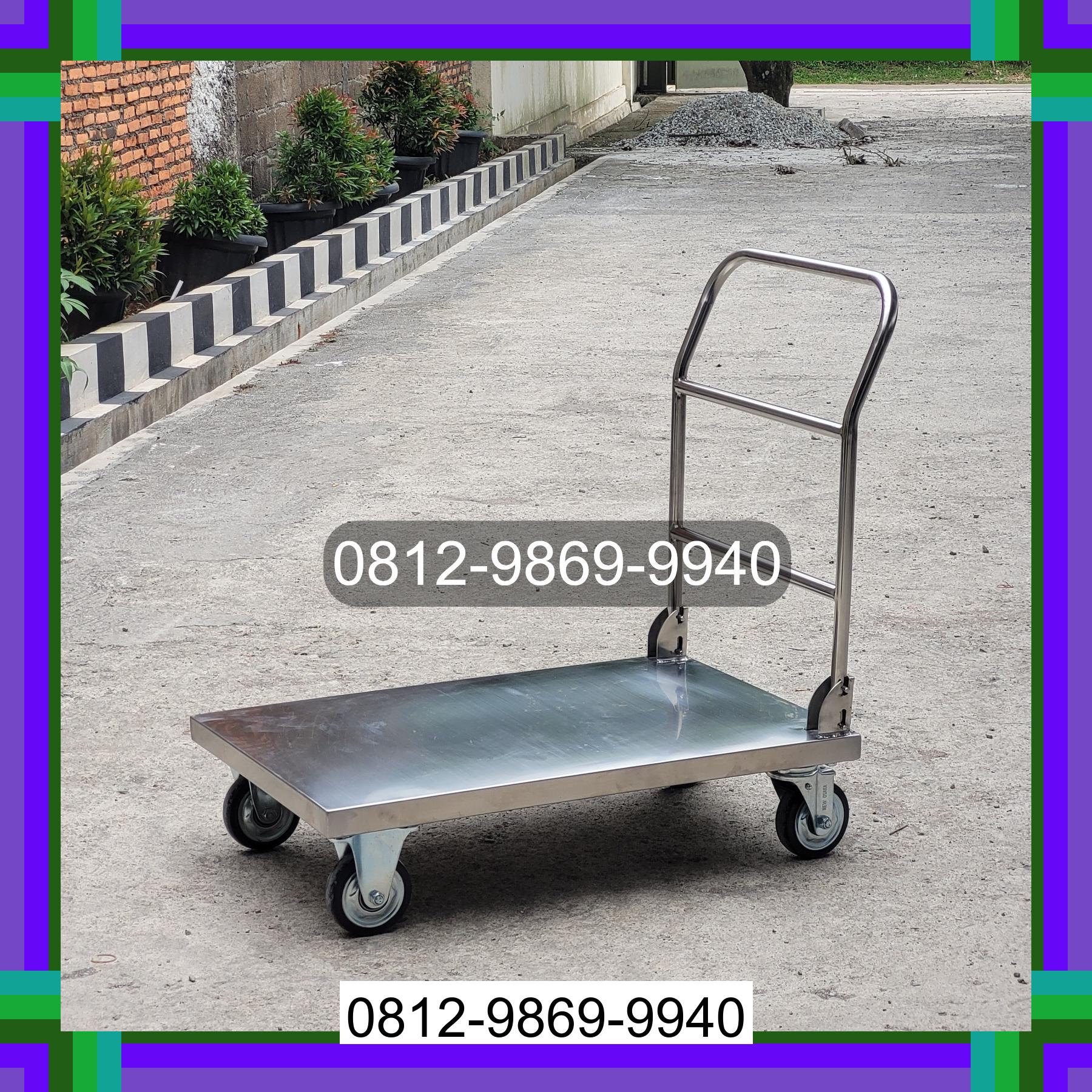 0812-9869-9940 Terlaris, Jual Handtruck Hand Truck 500 kgg & 300 kg | Troli Barang | Troli lipat | Troli angkut Sei Dadap