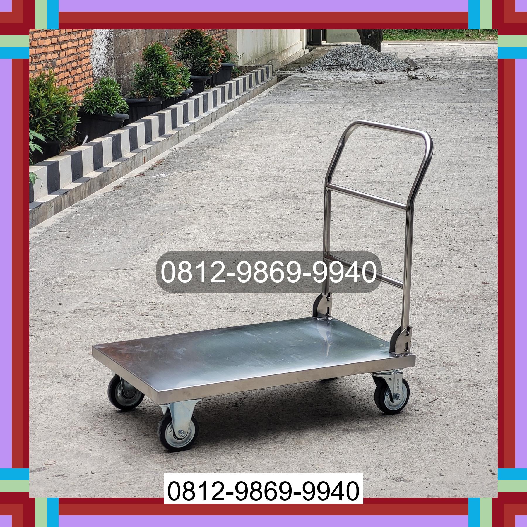 0812-9869-9940 Terlaris, Jual Handtruck Hand Truck 500 kgg & 300 kg | Troli Barang | Troli lipat | Troli angkut Semendawai Suku Iii