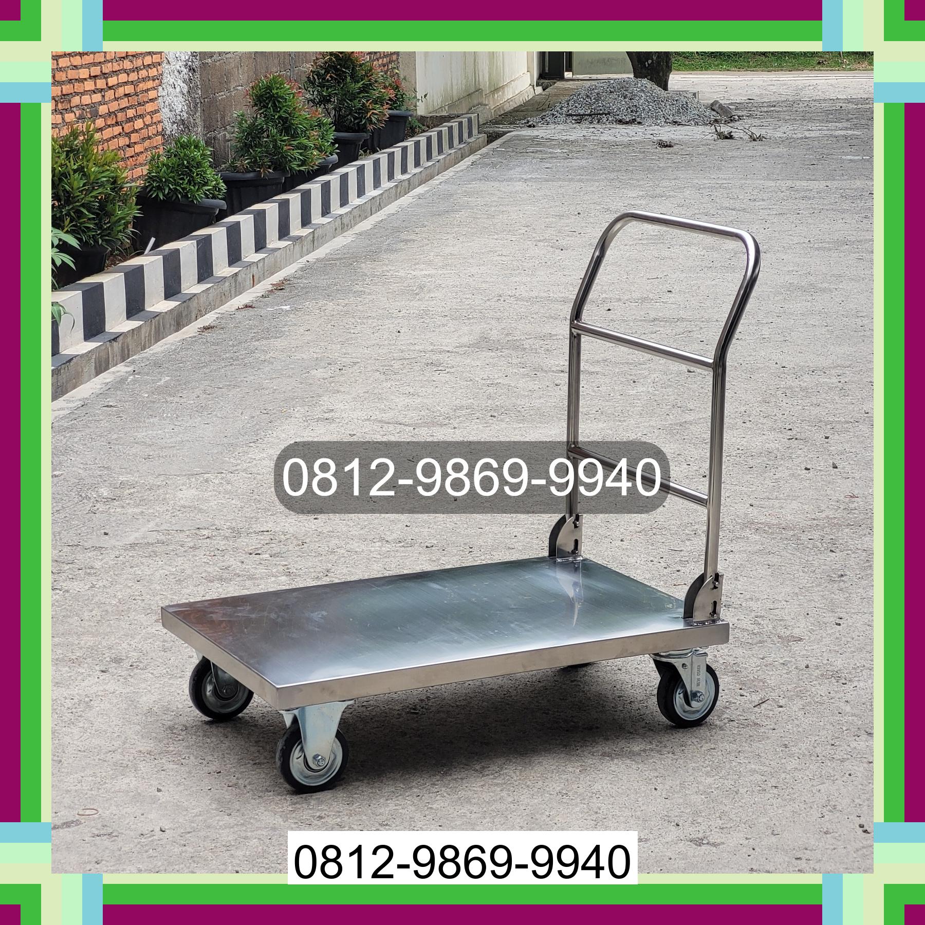0812-9869-9940 Terlaris, Jual Handtruck Hand Truck 500 kgg & 300 kg | Troli Barang | Troli lipat | Troli angkut Serang