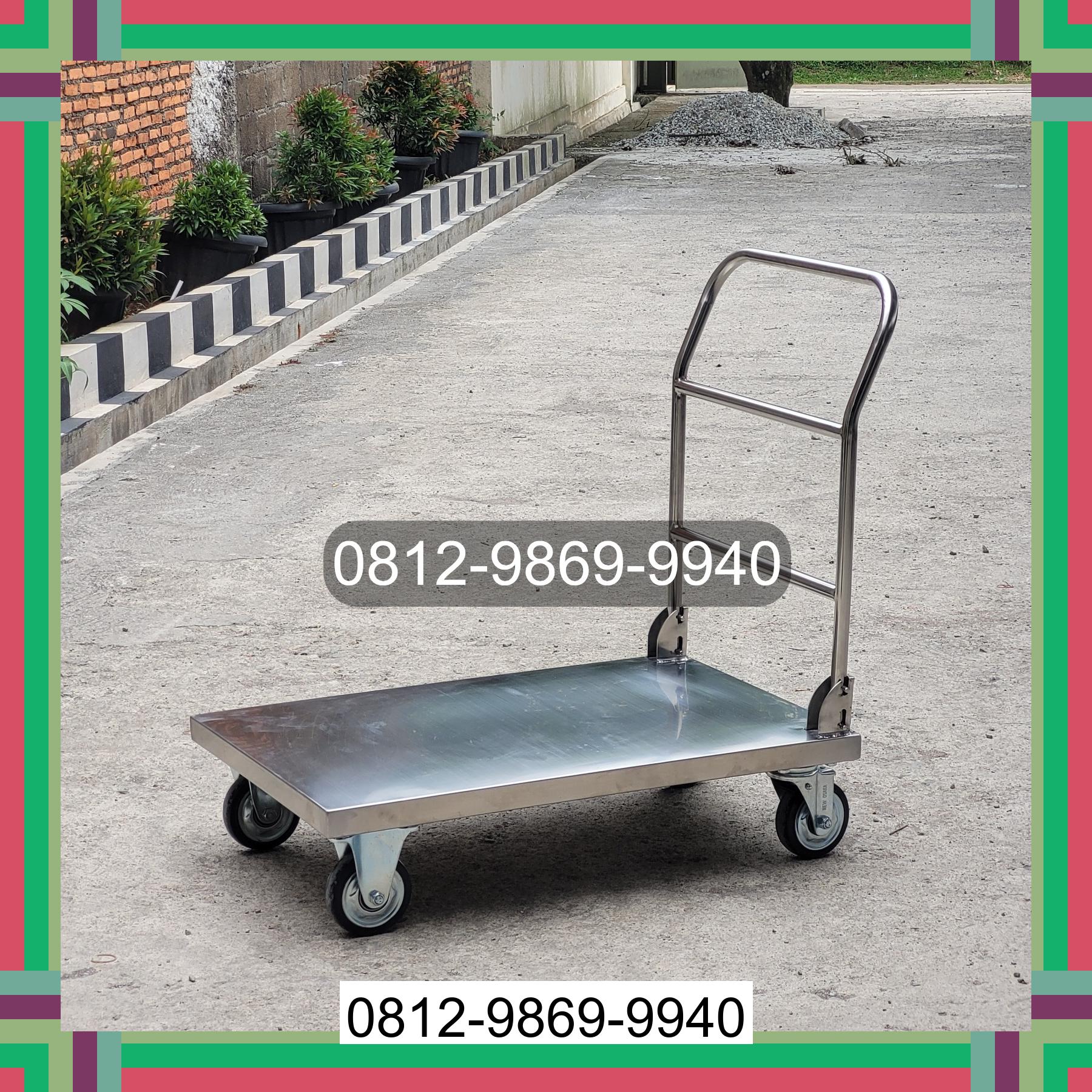 0812-9869-9940 Terlaris, Jual Handtruck Hand Truck 500 kgg & 300 kg | Troli Barang | Troli lipat | Troli angkut Siantar Narumonda