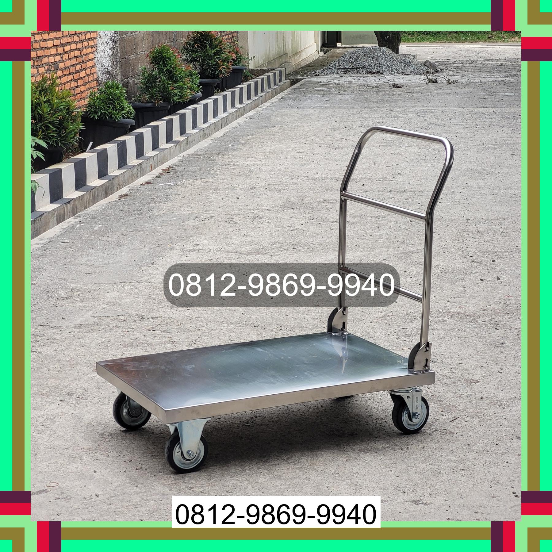 0812-9869-9940 Terlaris, Jual Handtruck Hand Truck 500 kgg & 300 kg | Troli Barang | Troli lipat | Troli angkut Sikka
