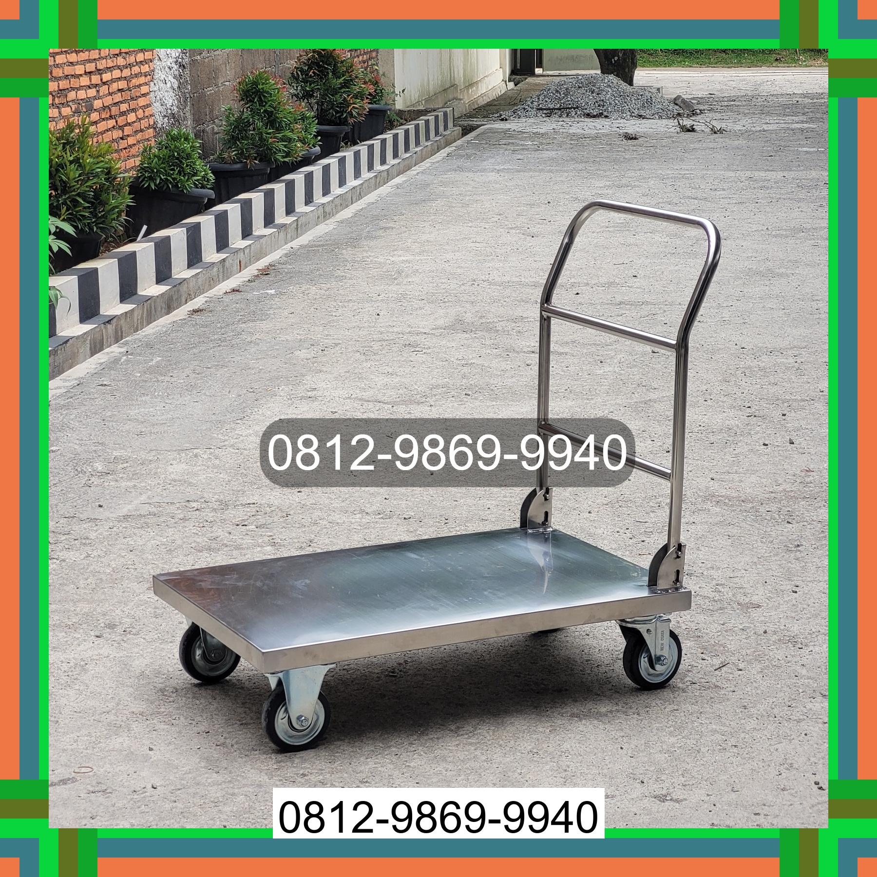 0812-9869-9940 Terlaris, Jual Handtruck Hand Truck 500 kgg & 300 kg | Troli Barang | Troli lipat | Troli angkut Simpang Mamplam