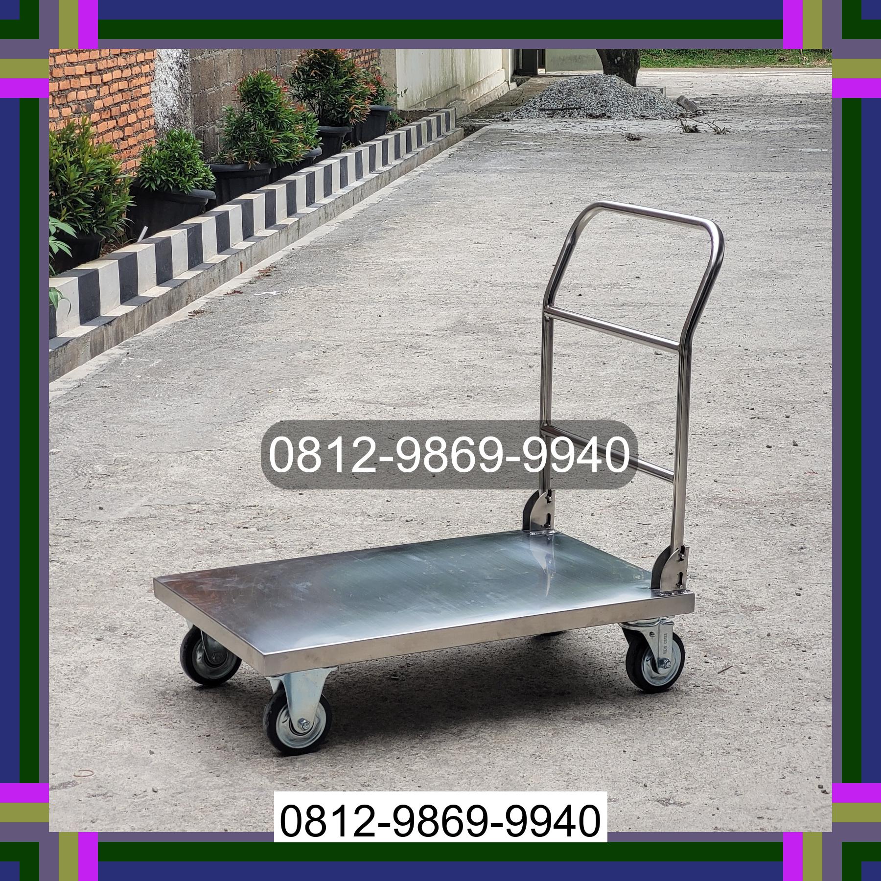 0812-9869-9940 Terlaris, Jual Handtruck Hand Truck 500 kgg & 300 kg | Troli Barang | Troli lipat | Troli angkut Simpang Ulim
