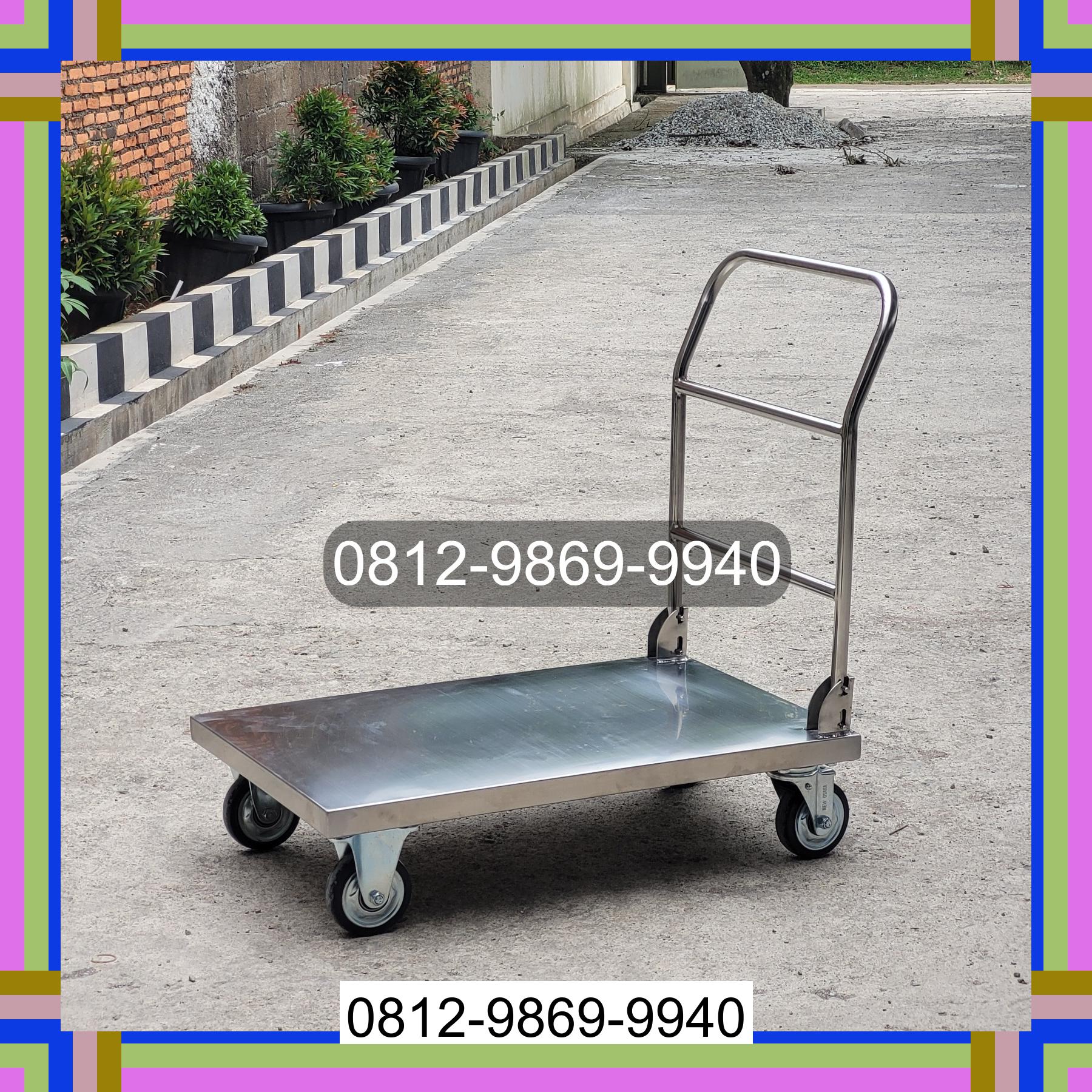 0812-9869-9940 Terlaris, Jual Handtruck Hand Truck 500 kgg & 300 kg | Troli Barang | Troli lipat | Troli angkut Sipahutar