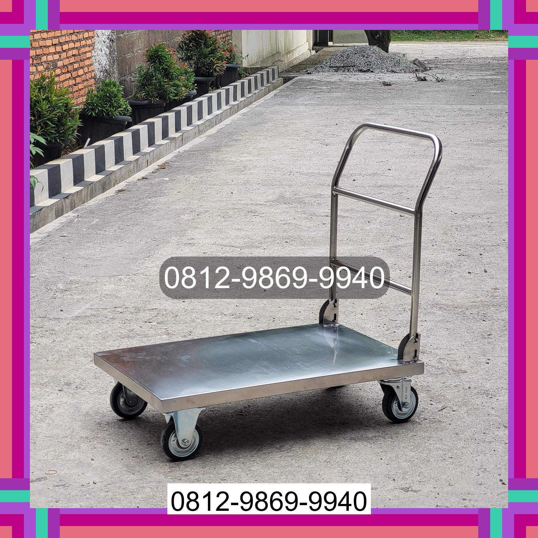 0812-9869-9940 Terlaris, Jual Handtruck Hand Truck 500 kgg & 300 kg | Troli Barang | Troli lipat | Troli angkut Sitellu Tali Urang Jehe
