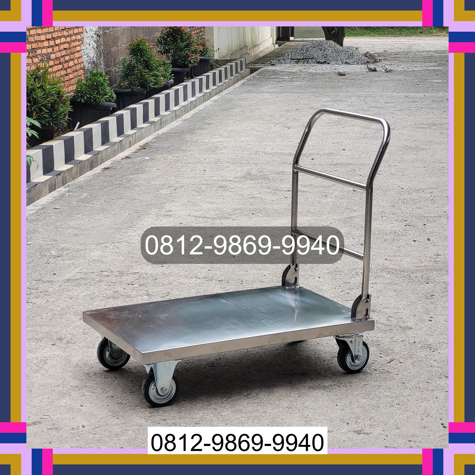 0812-9869-9940 Terlaris, Jual Handtruck Hand Truck 500 kgg & 300 kg | Troli Barang | Troli lipat | Troli angkut Sorong