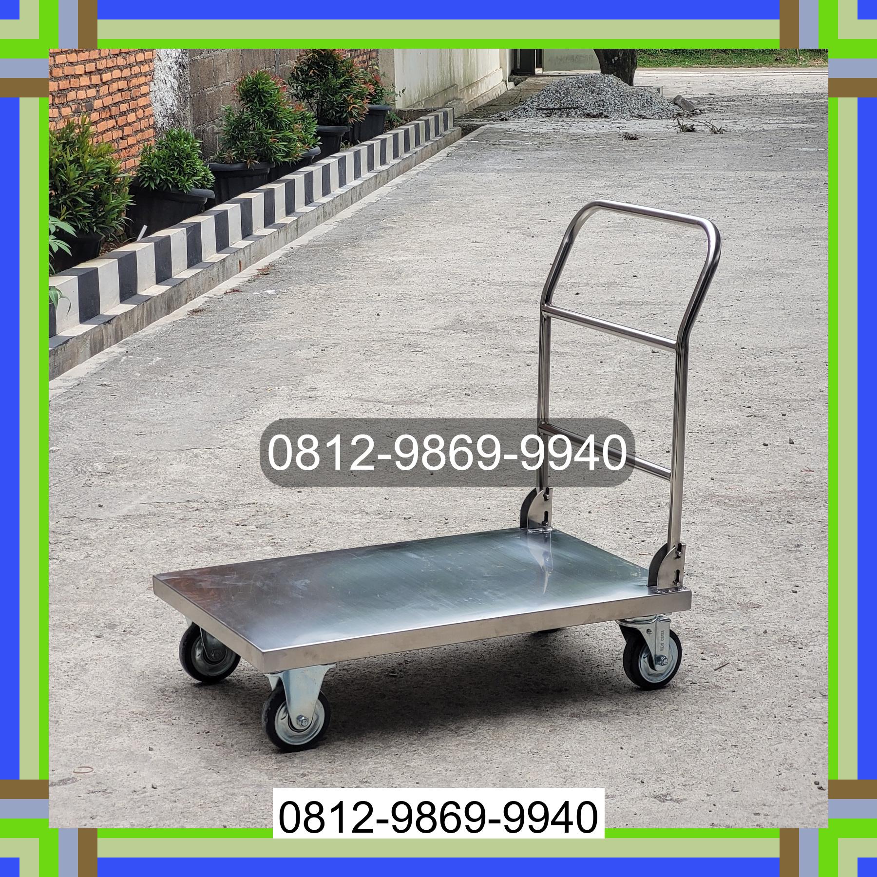 0812-9869-9940 Terlaris, Jual Handtruck Hand Truck 500 kgg & 300 kg | Troli Barang | Troli lipat | Troli angkut Suka Karya