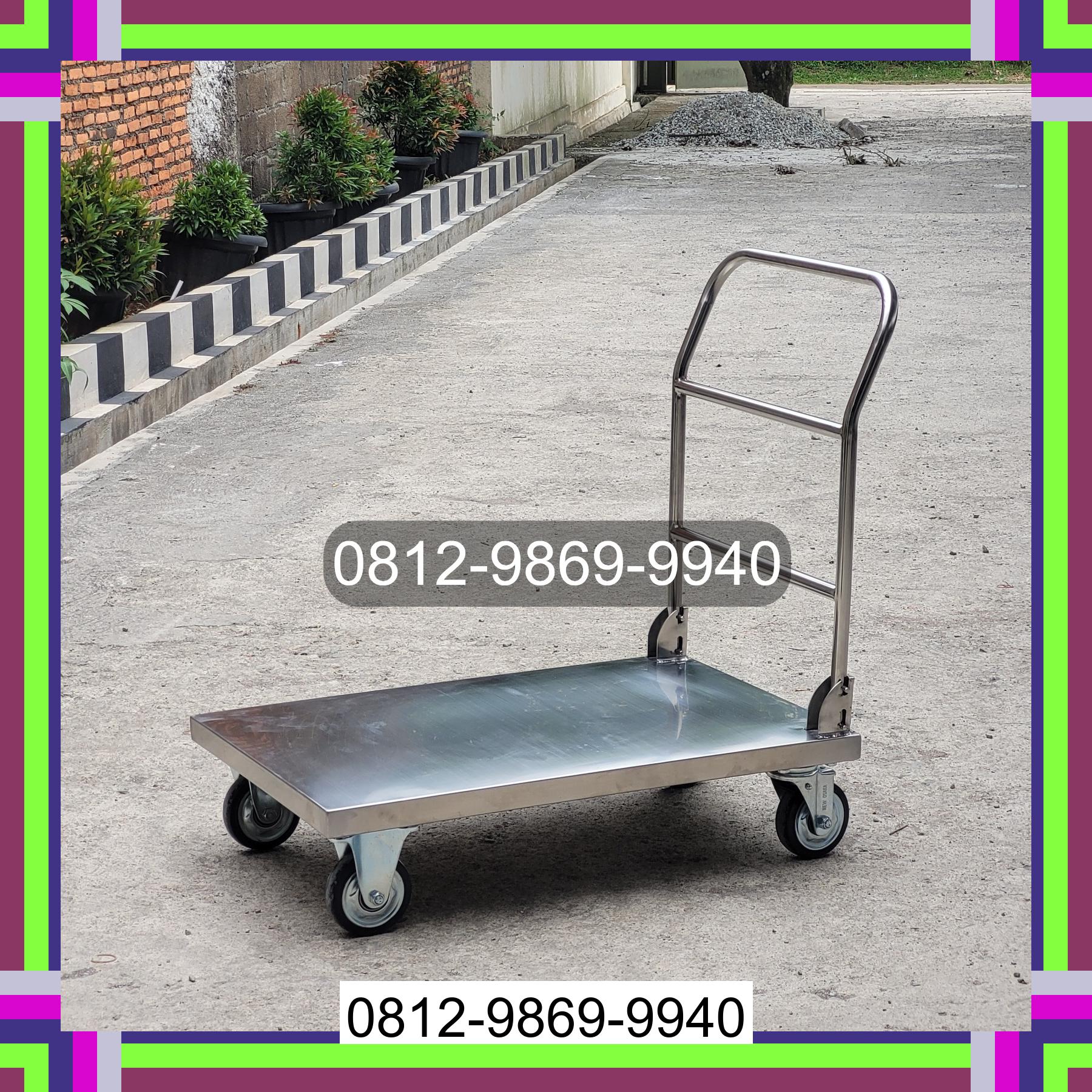 0812-9869-9940 Terlaris, Jual Handtruck Hand Truck 500 kgg & 300 kg | Troli Barang | Troli lipat | Troli angkut Sukabumi