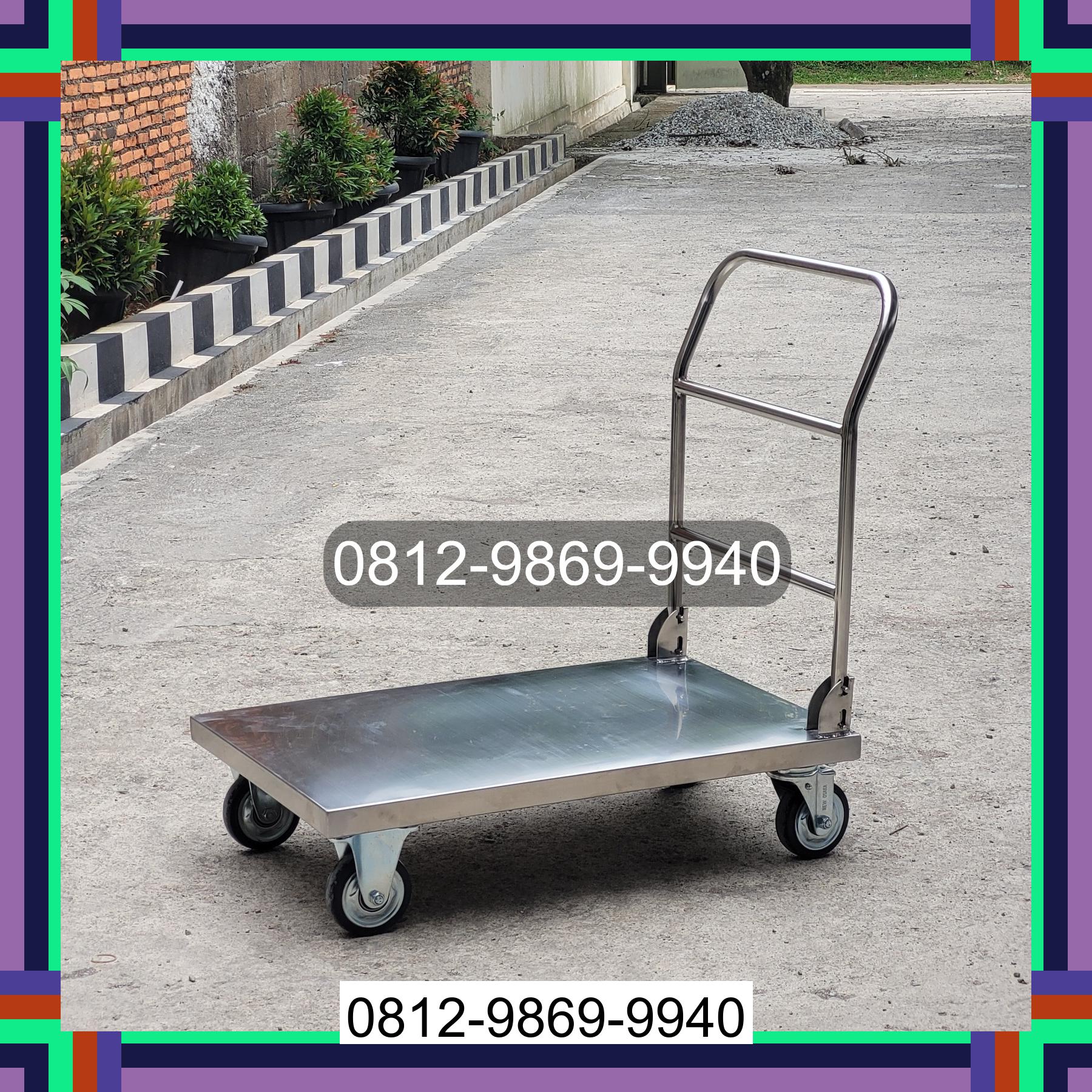 0812-9869-9940 Terlaris, Jual Handtruck Hand Truck 500 kgg & 300 kg | Troli Barang | Troli lipat | Troli angkut Suku Tengah Lakitan Ulu