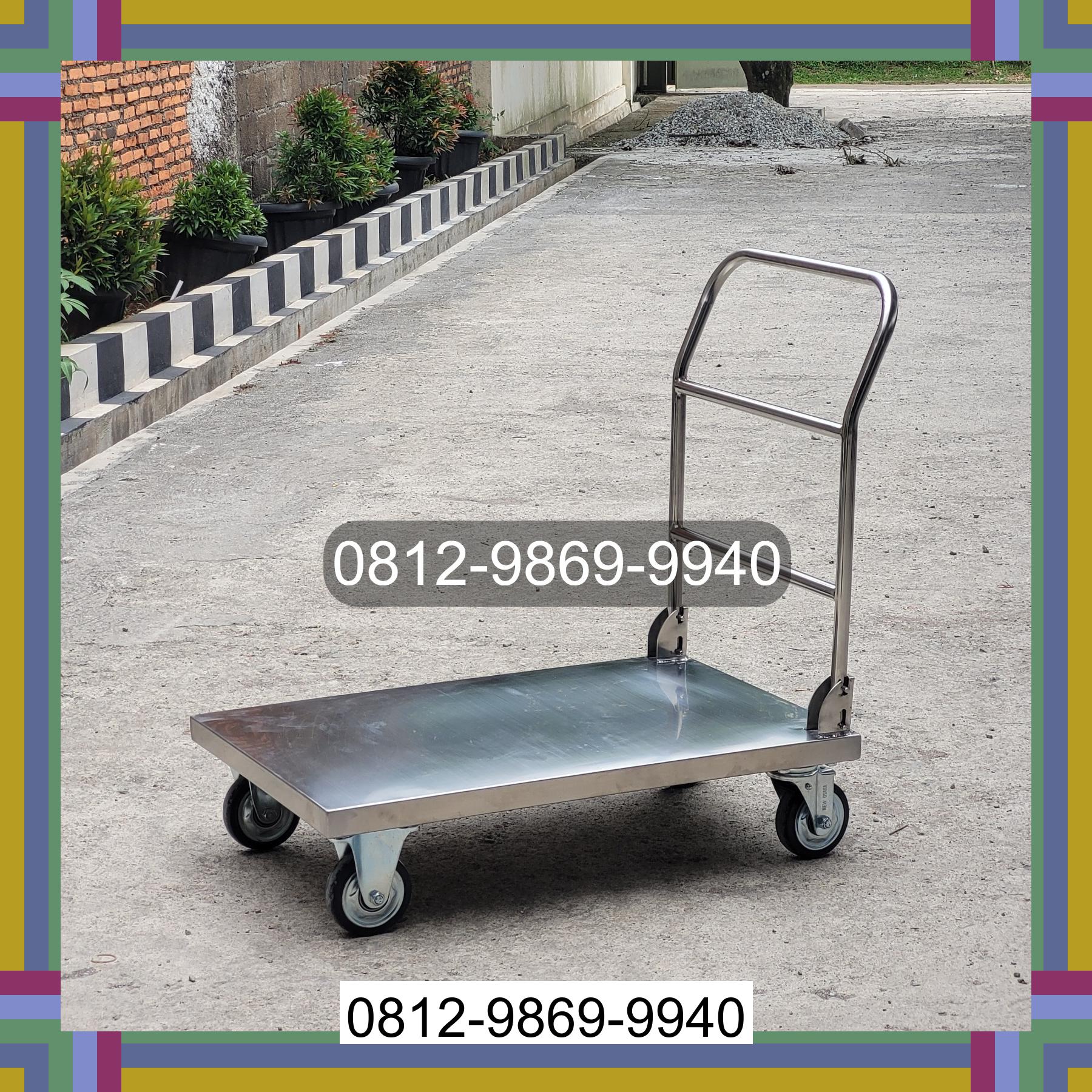0812-9869-9940 Terlaris, Jual Handtruck Hand Truck 500 kgg & 300 kg | Troli Barang | Troli lipat | Troli angkut Tanah Jambo Aye