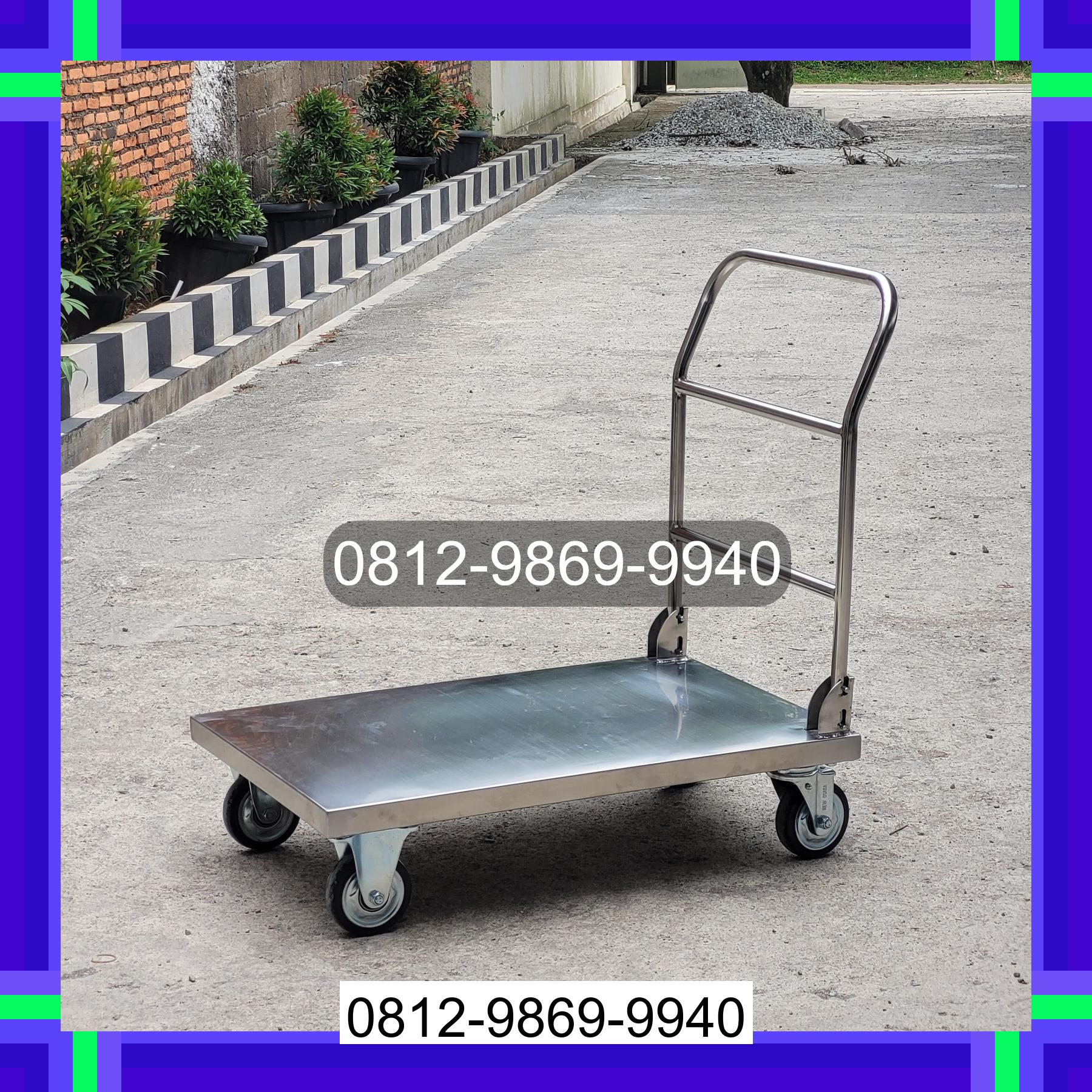 0812-9869-9940 Terlaris, Jual Handtruck Hand Truck 500 kgg & 300 kg | Troli Barang | Troli lipat | Troli angkut Tanjung Beringin
