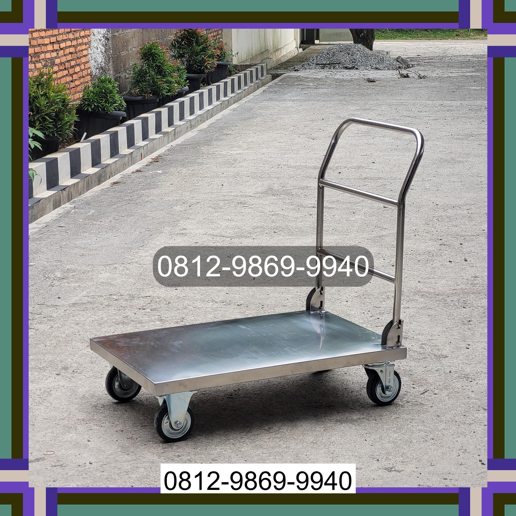 0812-9869-9940 Terlaris, Jual Handtruck Hand Truck 500 kgg & 300 kg | Troli Barang | Troli lipat | Troli angkut Tano Tombangan Angkola