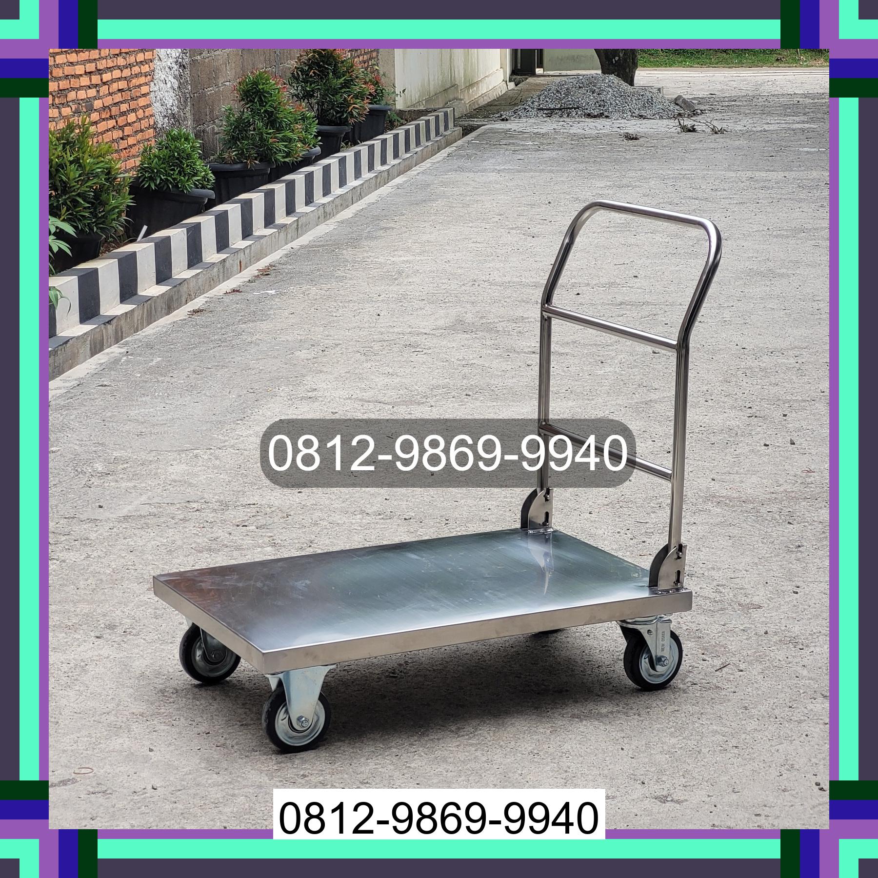 0812-9869-9940 Terlaris, Jual Handtruck Hand Truck 500 kgg & 300 kg | Troli Barang | Troli lipat | Troli angkut Tasikmalaya