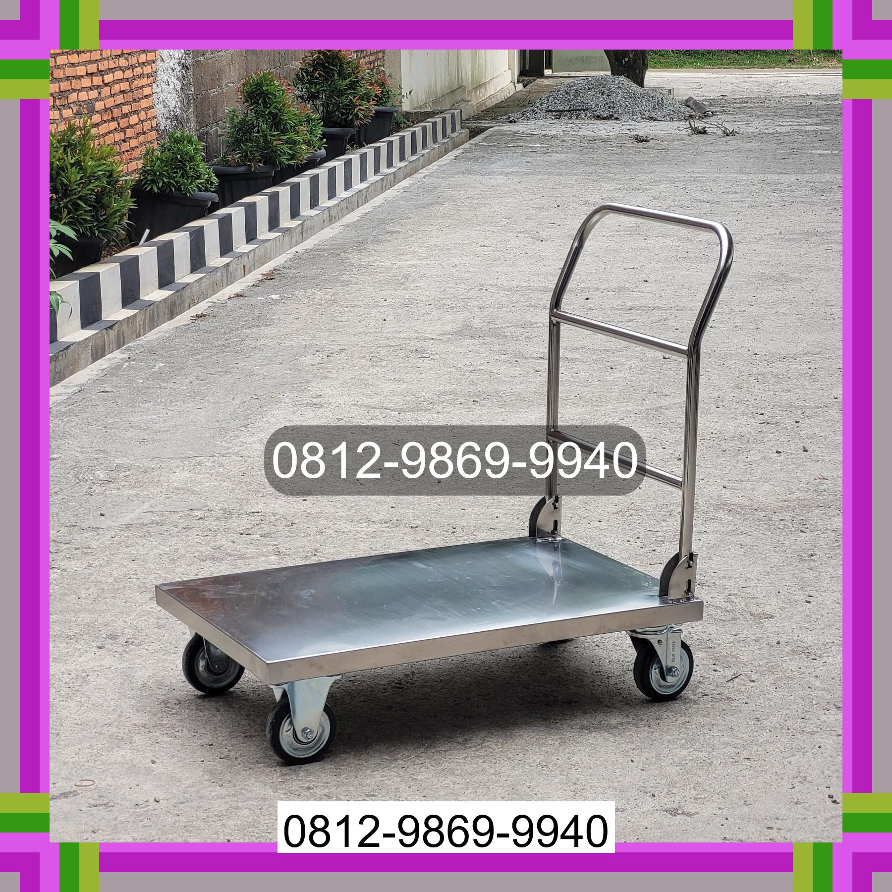 0812-9869-9940 Terlaris, Jual Handtruck Hand Truck 500 kgg & 300 kg | Troli Barang | Troli lipat | Troli angkut Tebing Tinggi Kota