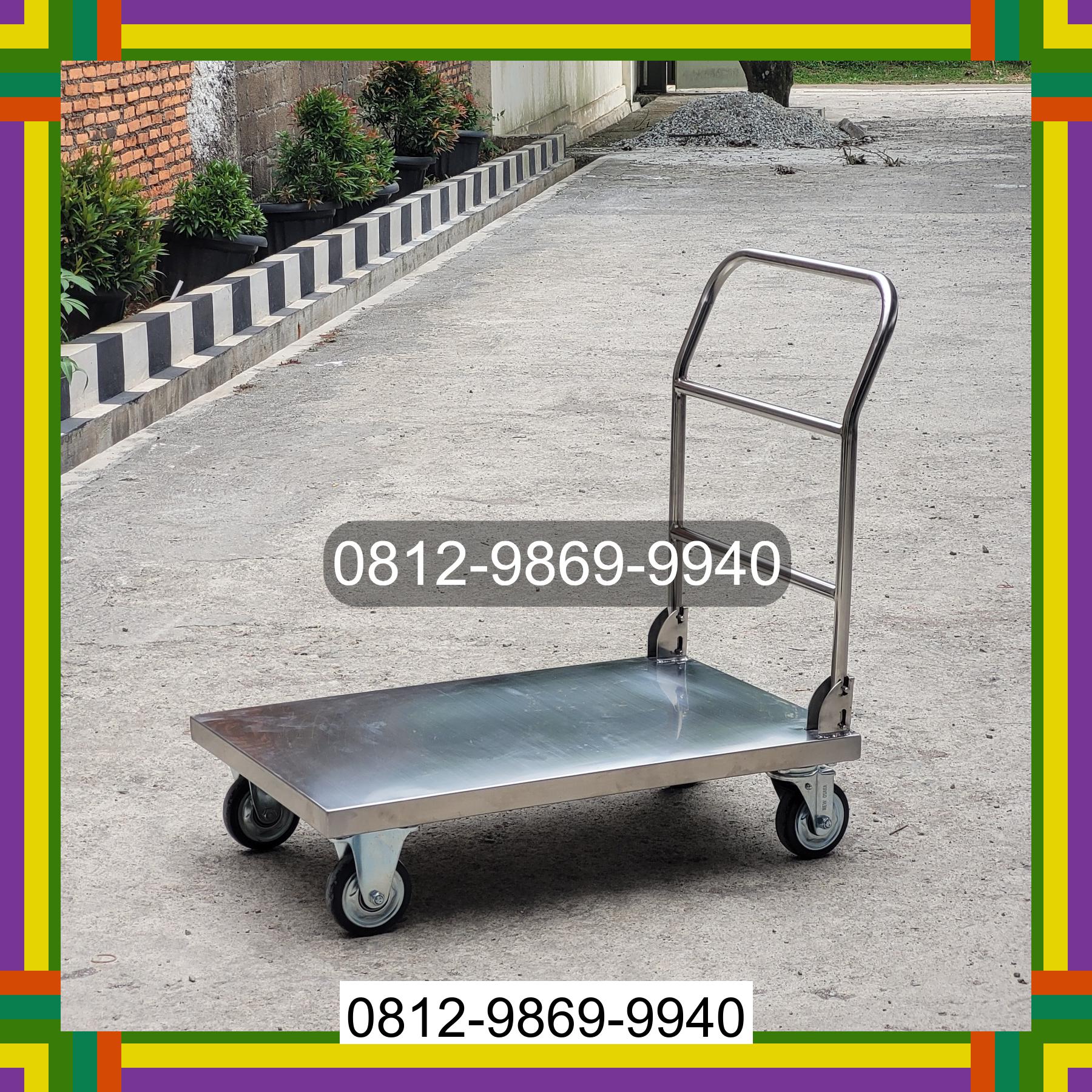 0812-9869-9940 Terlaris, Jual Handtruck Hand Truck 500 kgg & 300 kg | Troli Barang | Troli lipat | Troli angkut Tinada