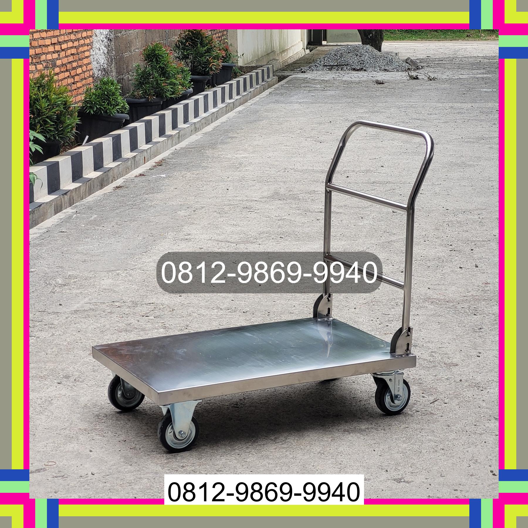 0812-9869-9940 Terlaris, Jual Handtruck Hand Truck 500 kgg & 300 kg | Troli Barang | Troli lipat | Troli angkut Tojo Una-Una