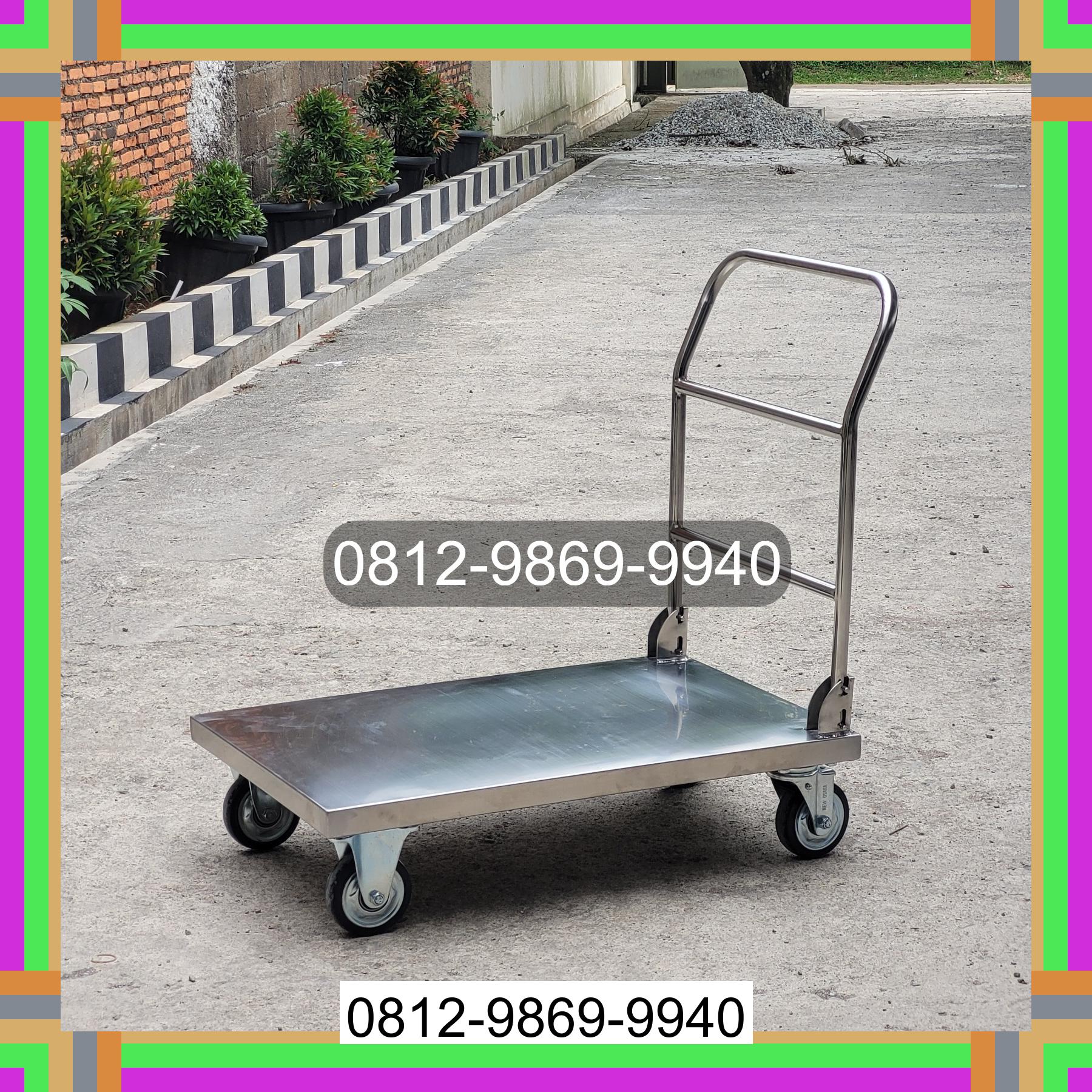 0812-9869-9940 Terlaris, Jual Handtruck Hand Truck 500 kgg & 300 kg | Troli Barang | Troli lipat | Troli angkut Tugala Oyo