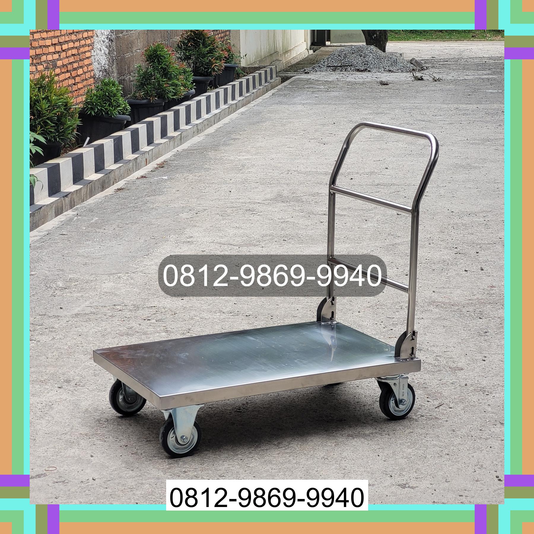 0812-9869-9940 Terlaris, Jual Handtruck Hand Truck 500 kgg & 300 kg | Trolley Barang | Trolley lipat | Trolley angkut Canduang