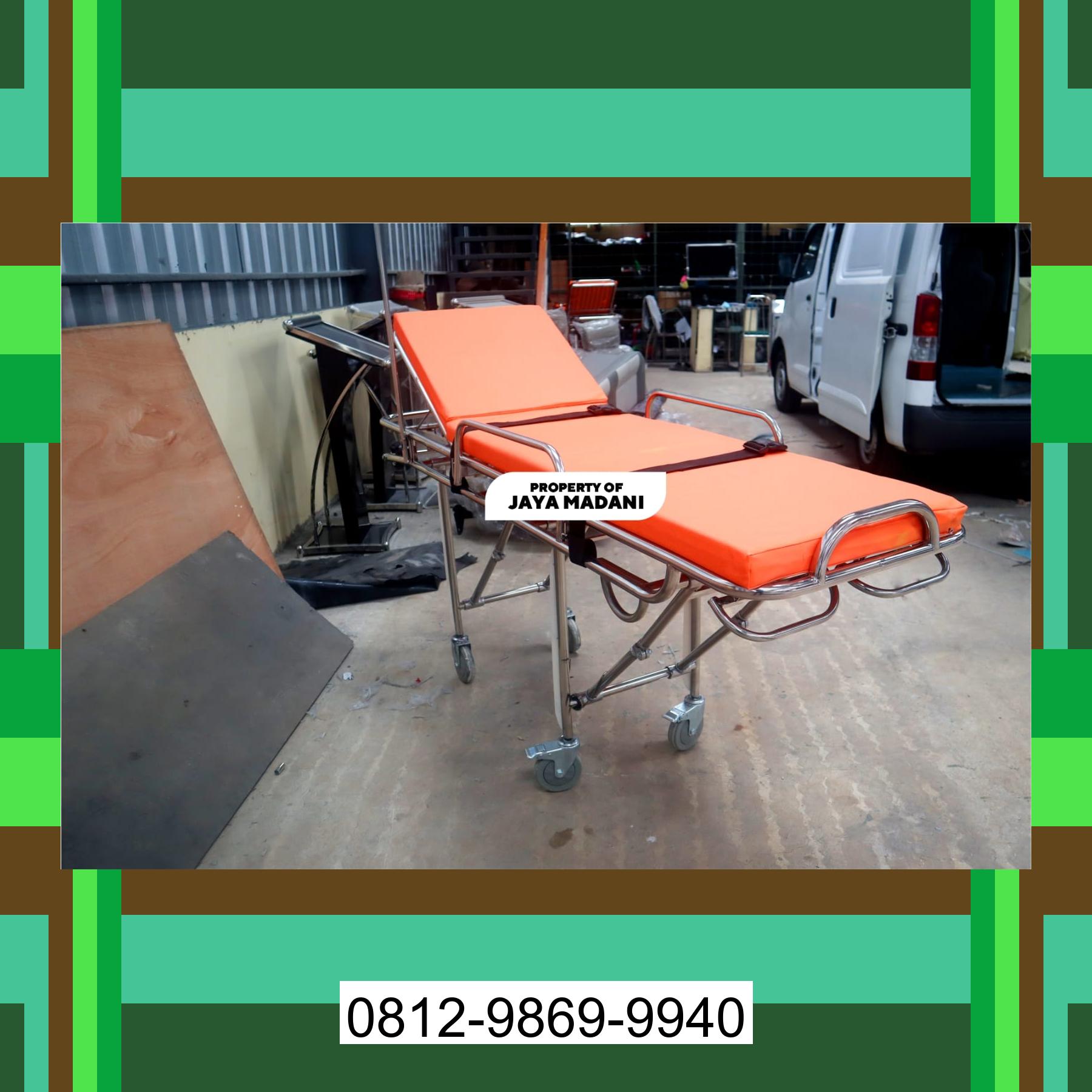 0812-9869-9940 Terlaris, Stretcher Ambulance | Strecher Brankar Ambulance Stainless Steel Batam Kota