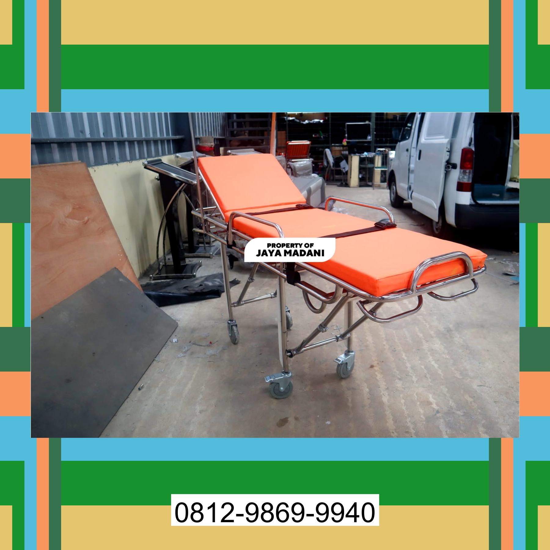 0812-9869-9940 Terlaris, Stretcher Ambulance | Strecher Brankar Ambulance Stainless Steel Batang Alai Selatan