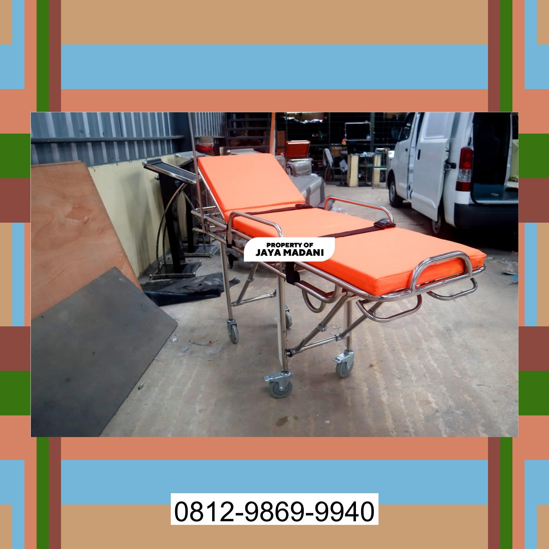 0812-9869-9940 Terlaris, Stretcher Ambulance | Strecher Brankar Ambulance Stainless Steel Batu Ketulis