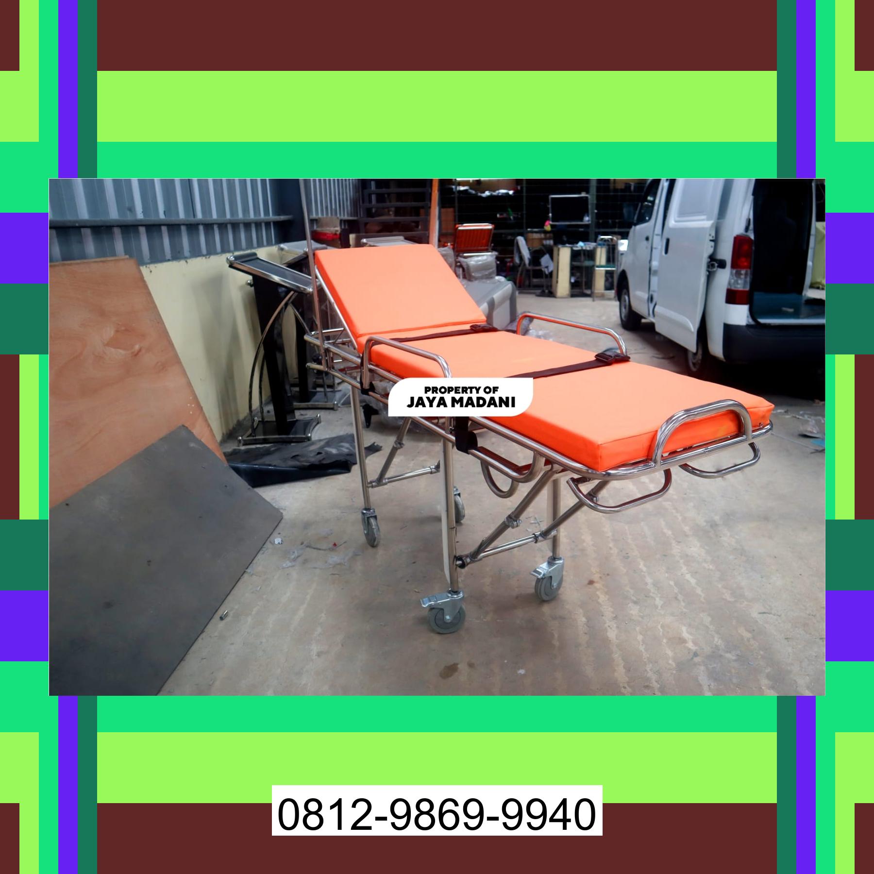 0812-9869-9940 Terlaris, Stretcher Ambulance | Strecher Brankar Ambulance Stainless Steel Idanotae